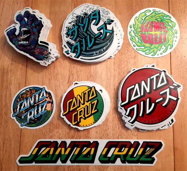 Santa Cruz Skateboard Stickers back in!