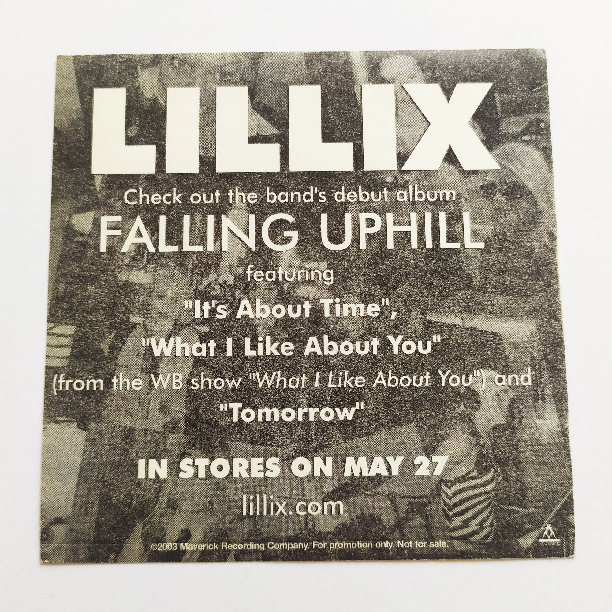 Lillix - Falling Uphill Music Sticker - SkateboardStickers.com