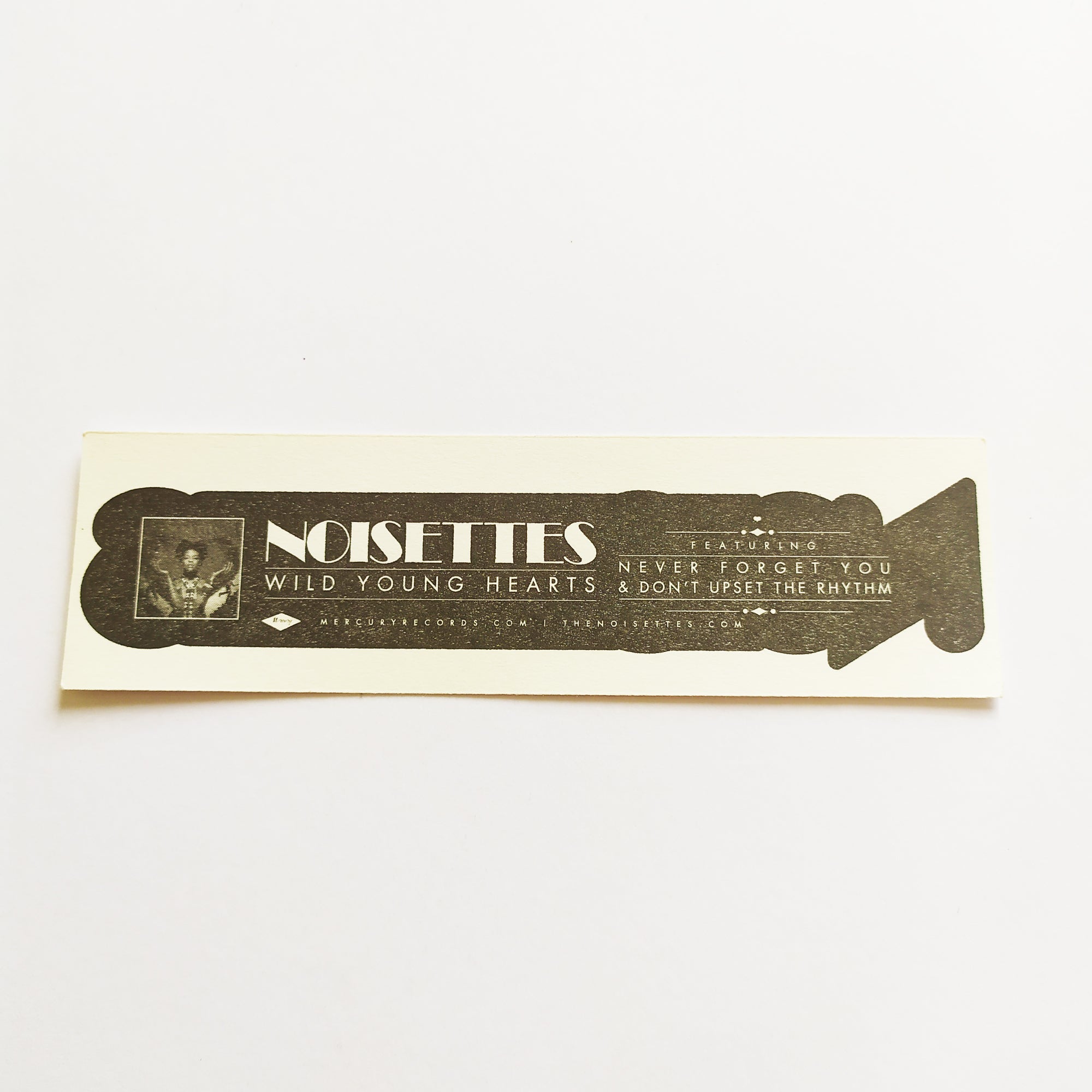 Noisettes - Wild Young Hearts Music Sticker - SkateboardStickers.com