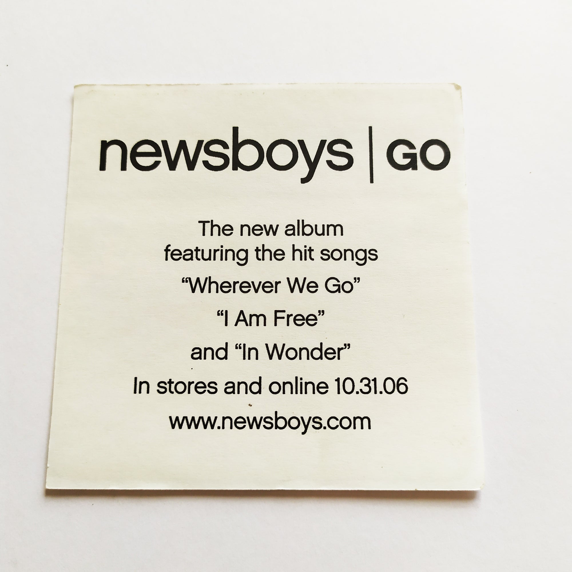 Newsboys Music Sticker - SkateboardStickers.com