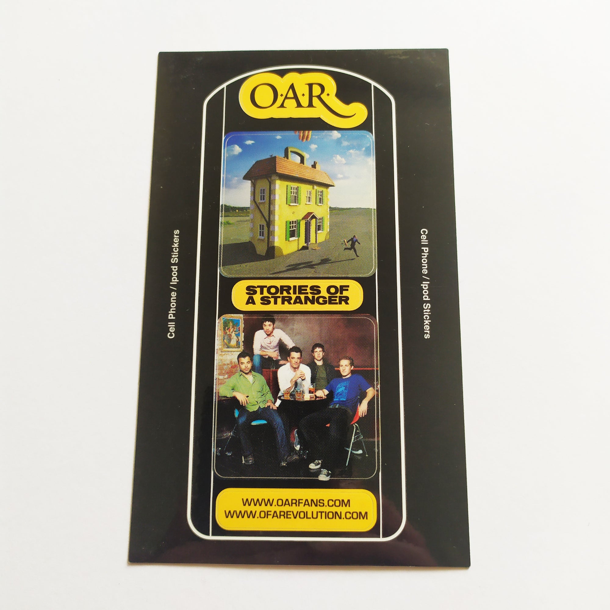 O.A.R. - Stories Of A Stranger Music Sticker - SkateboardStickers.com