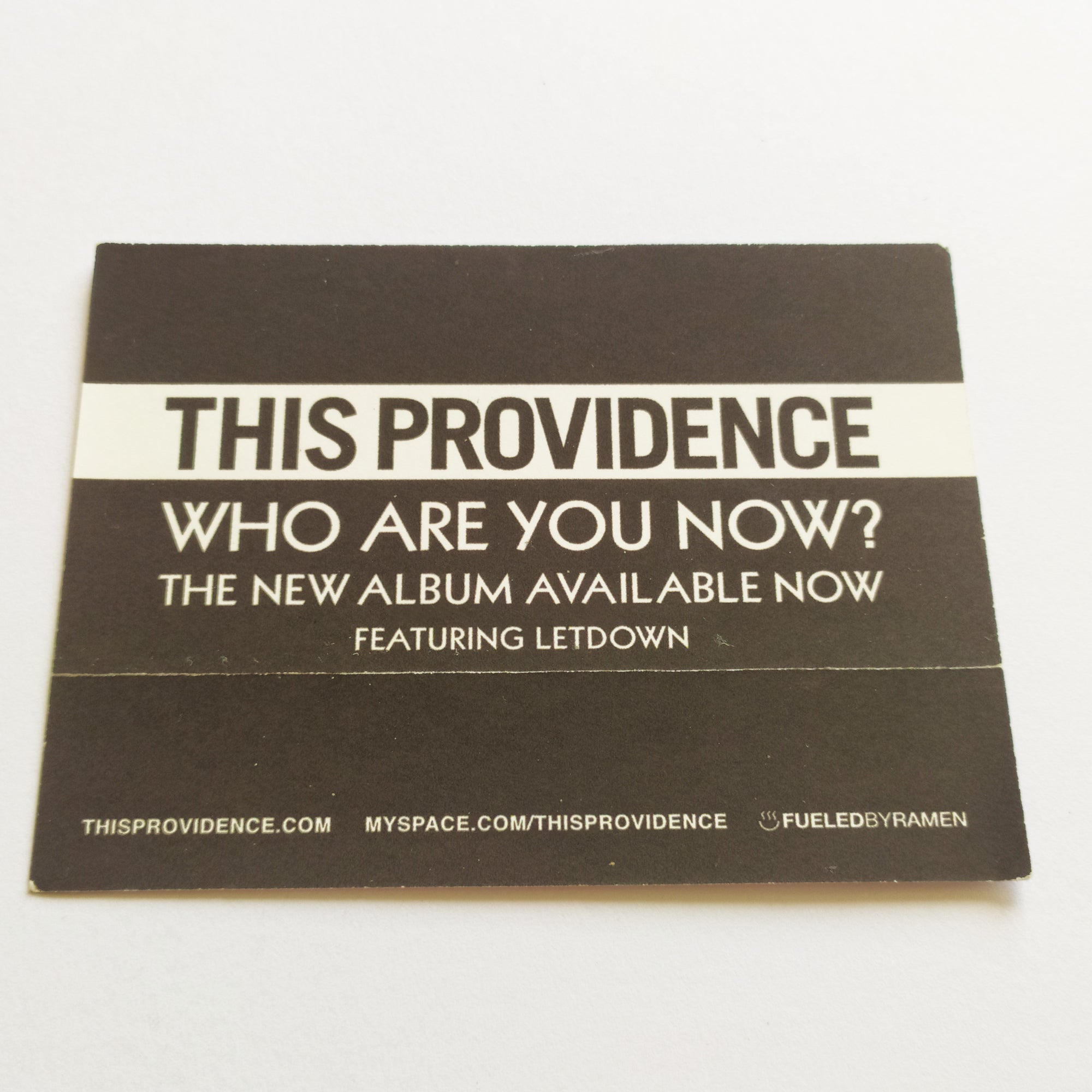 This Providence - Who Are You Now? Music Sticker - SkateboardStickers.com