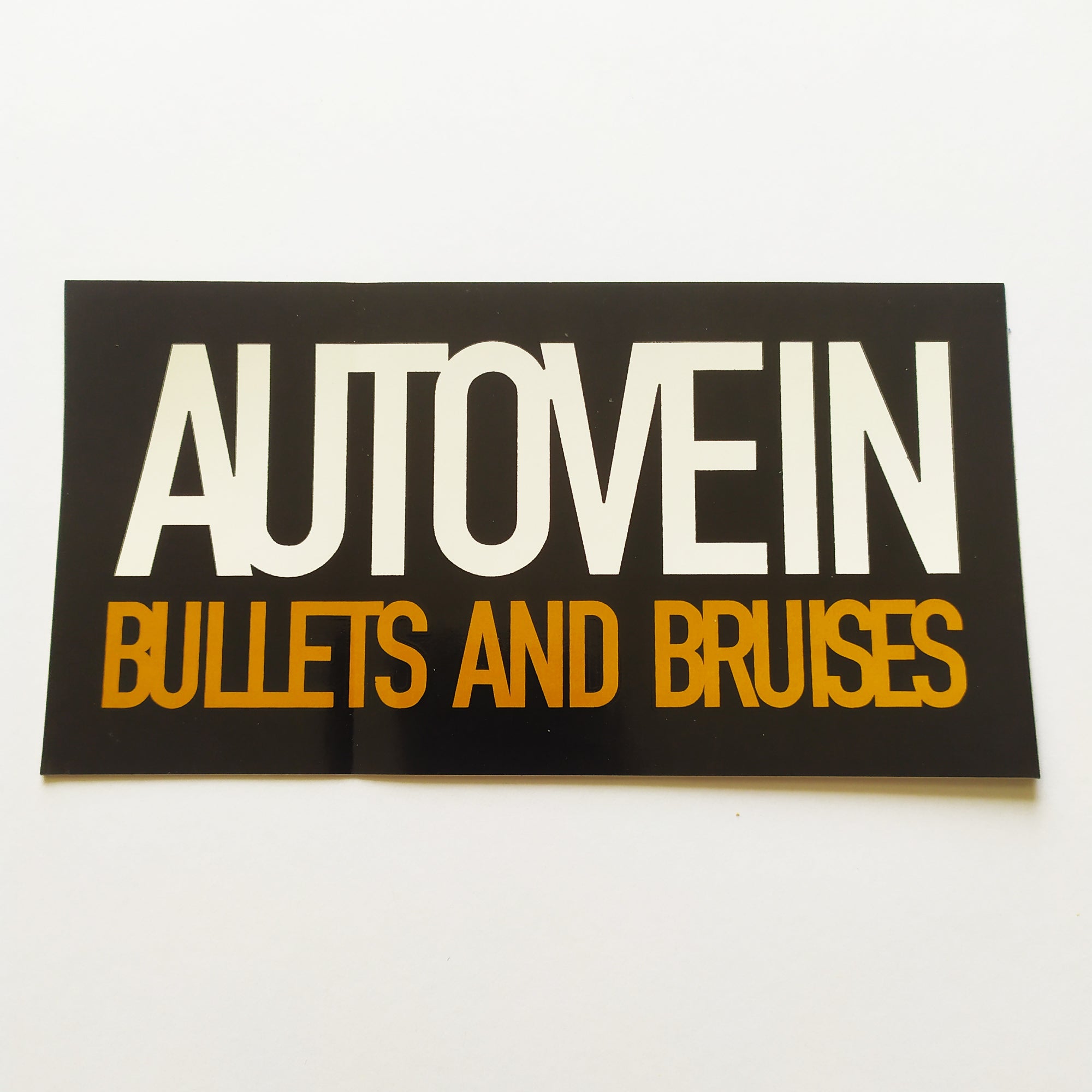 Autovein - Bullets And Bruises Music Sticker - SkateboardStickers.com