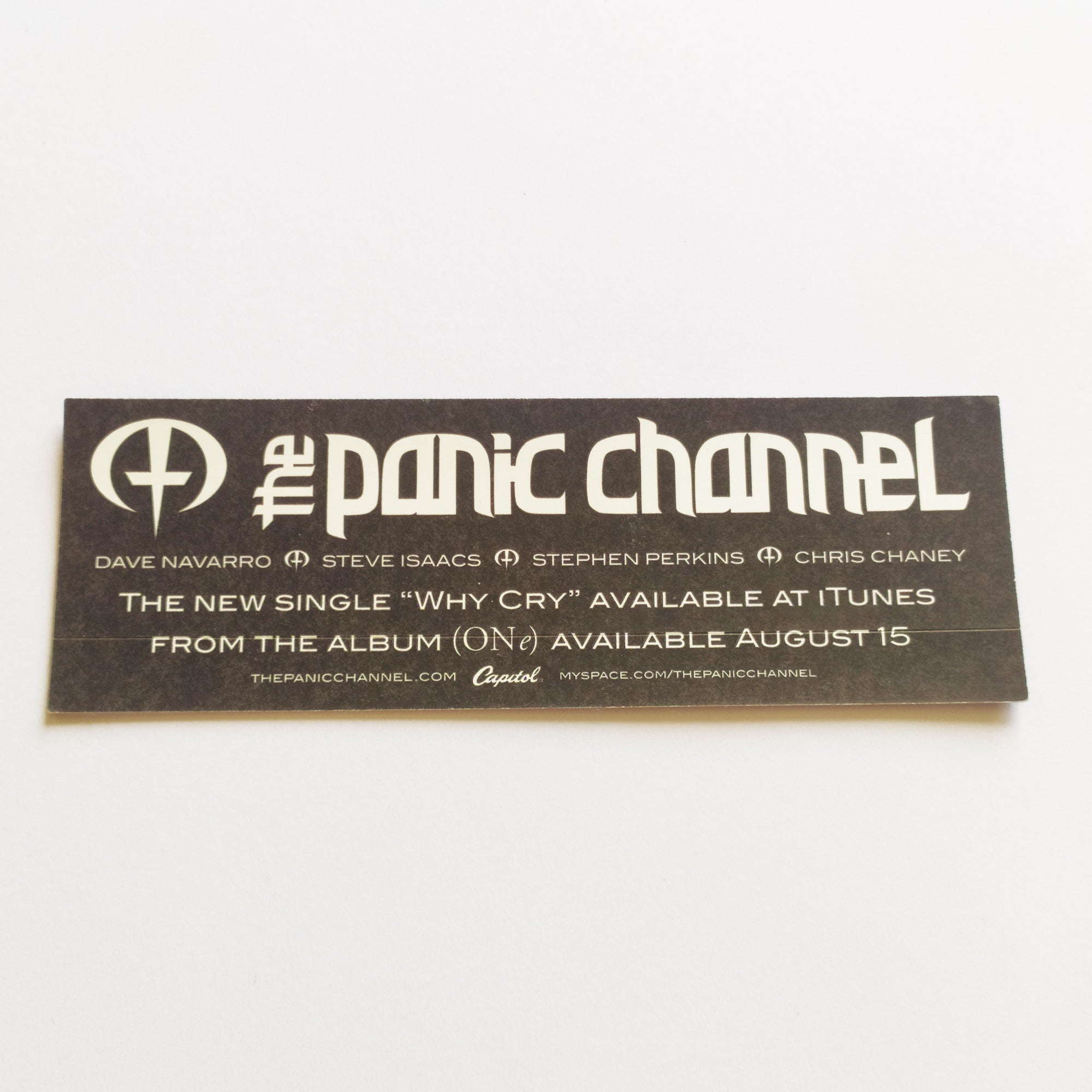 The Panic Channel - Why Cry Music Sticker - SkateboardStickers.com