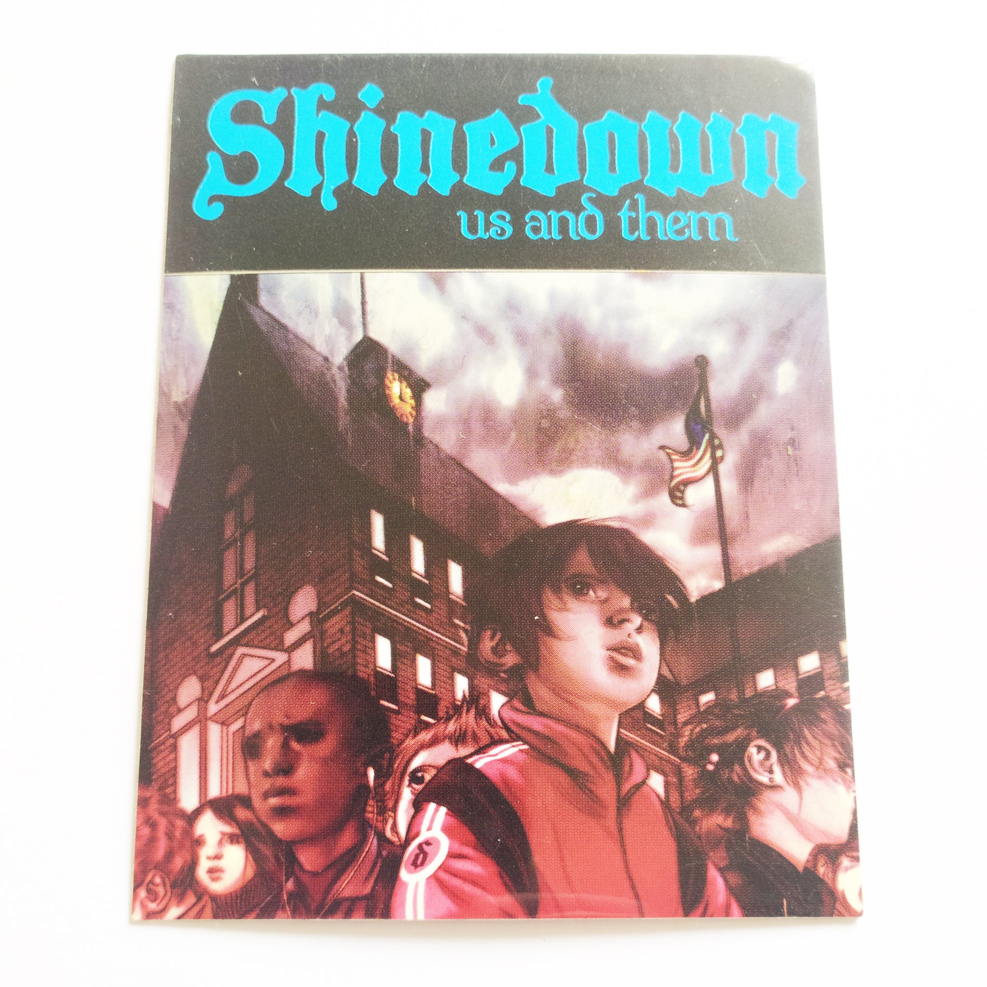 Shinedown - Us And Them Music Sticker - SkateboardStickers.com