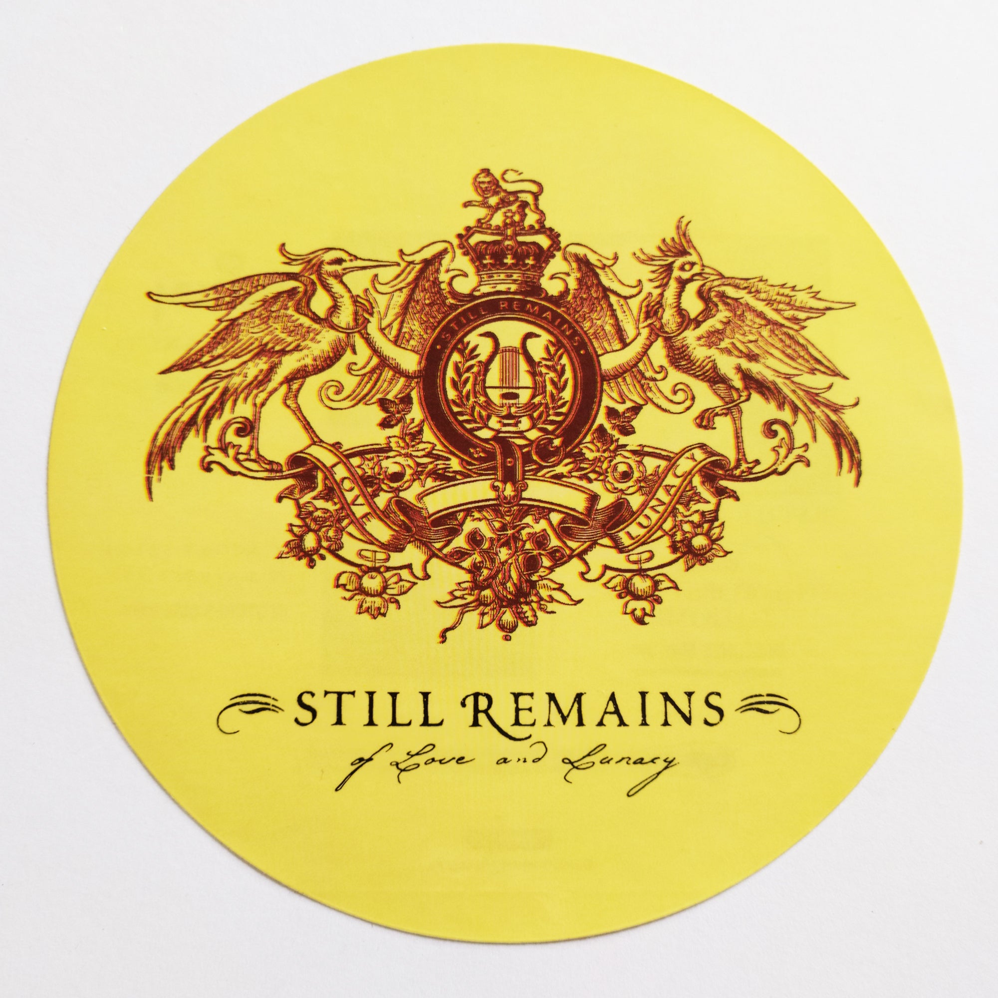 Still Remains - Of Love And Lunacy Music Sticker - SkateboardStickers.com