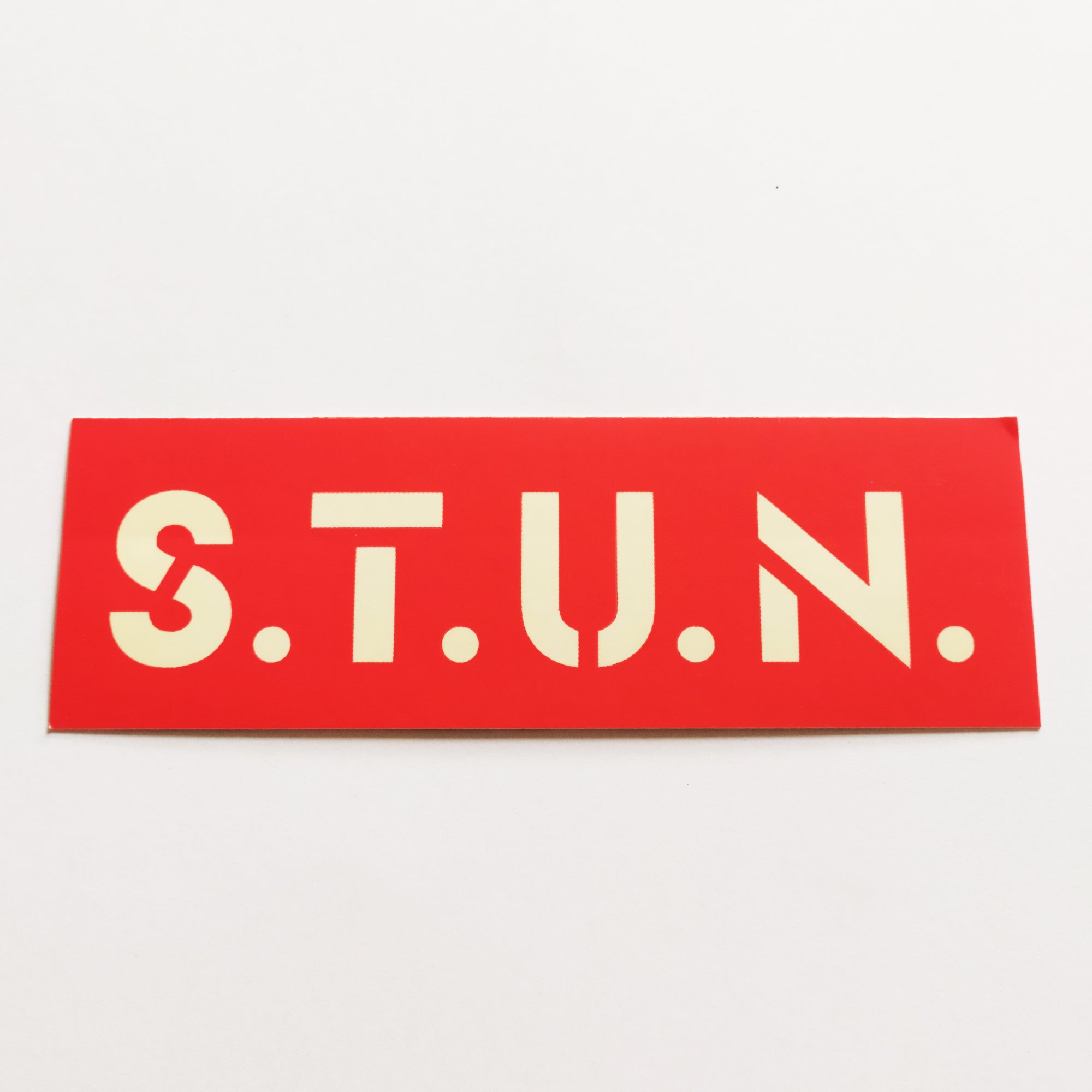 S.T.U.N. Music Sticker - SkateboardStickers.com