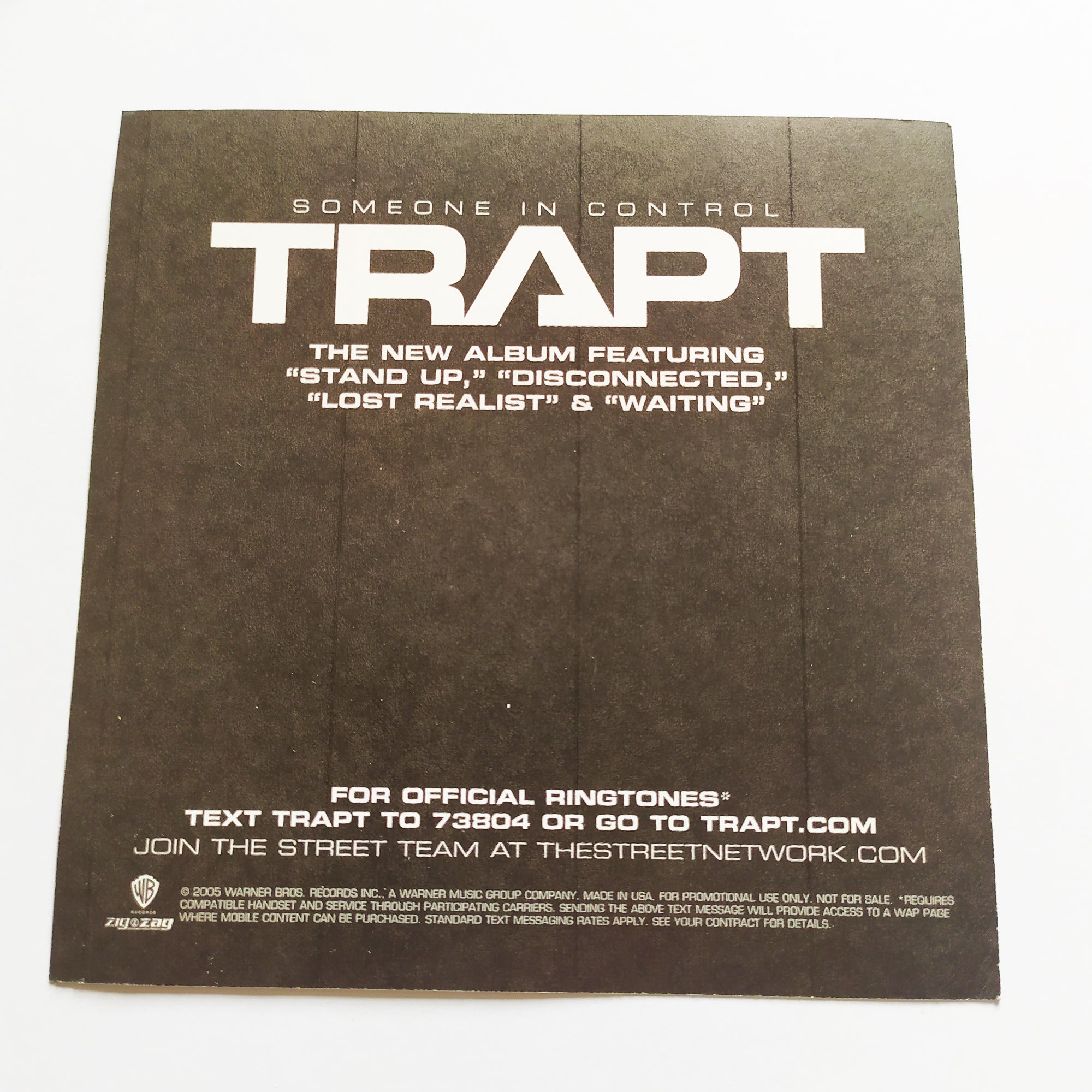 Trapt - Someone In Control Music Sticker - SkateboardStickers.com