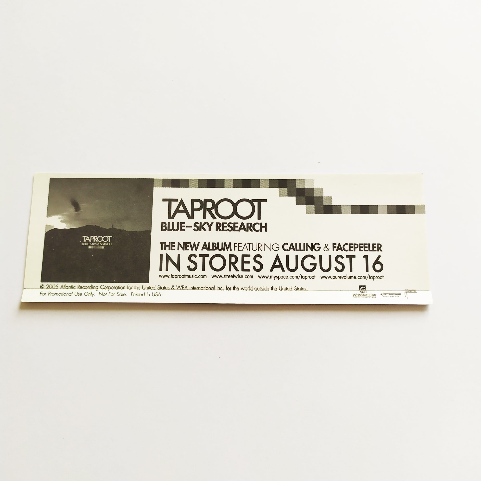 Taproot - Blue-Sky Research Music Sticker - SkateboardStickers.com