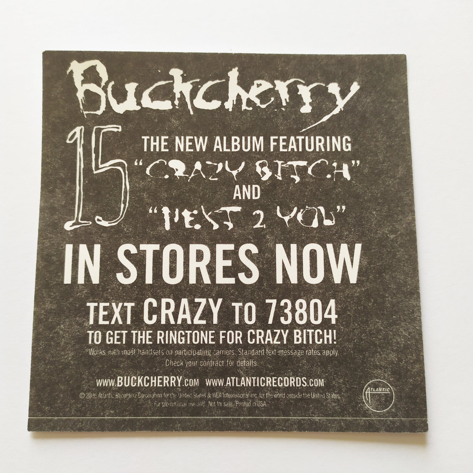 Buckcherry Music Sticker - SkateboardStickers.com