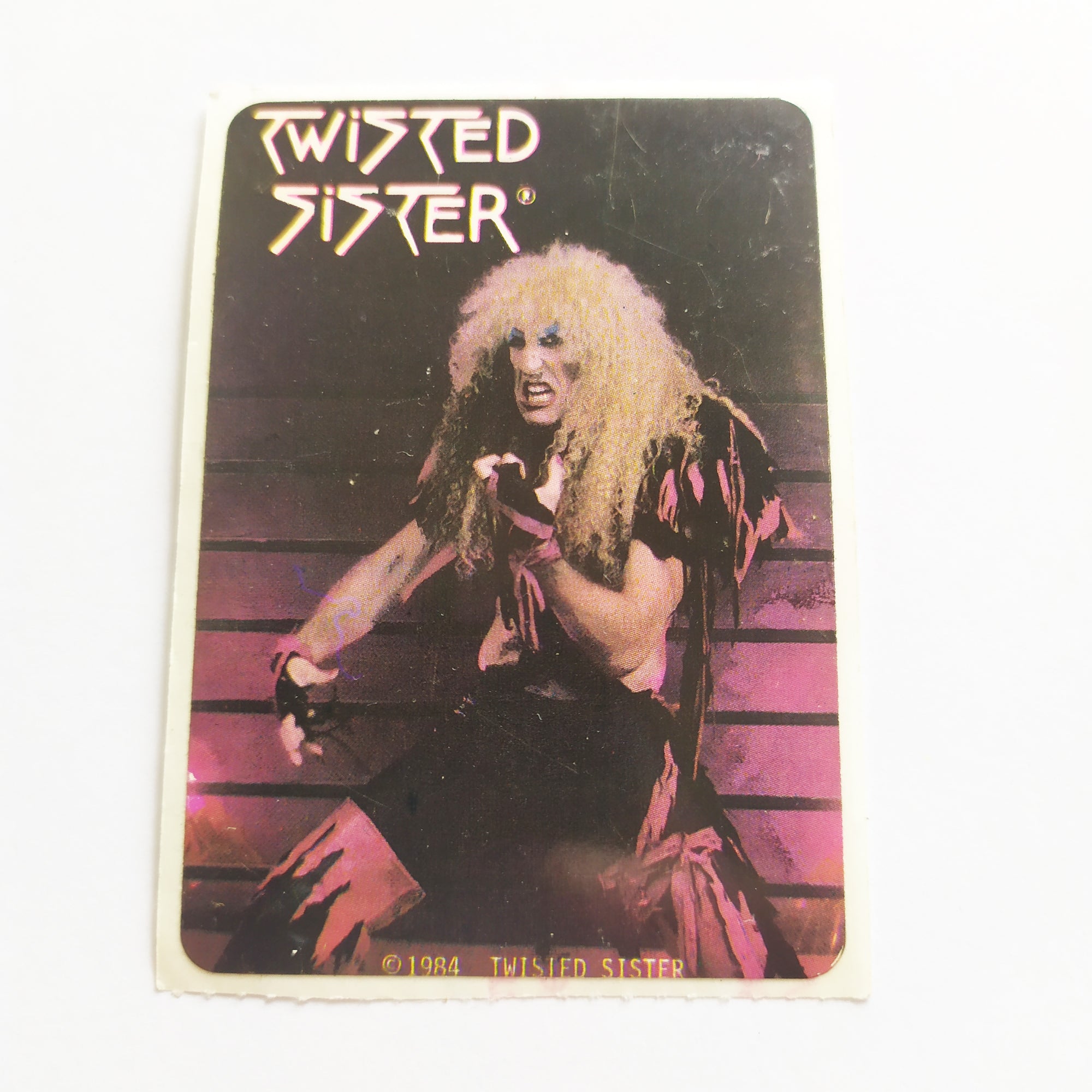 Twisted Sister Music Sticker - SkateboardStickers.com