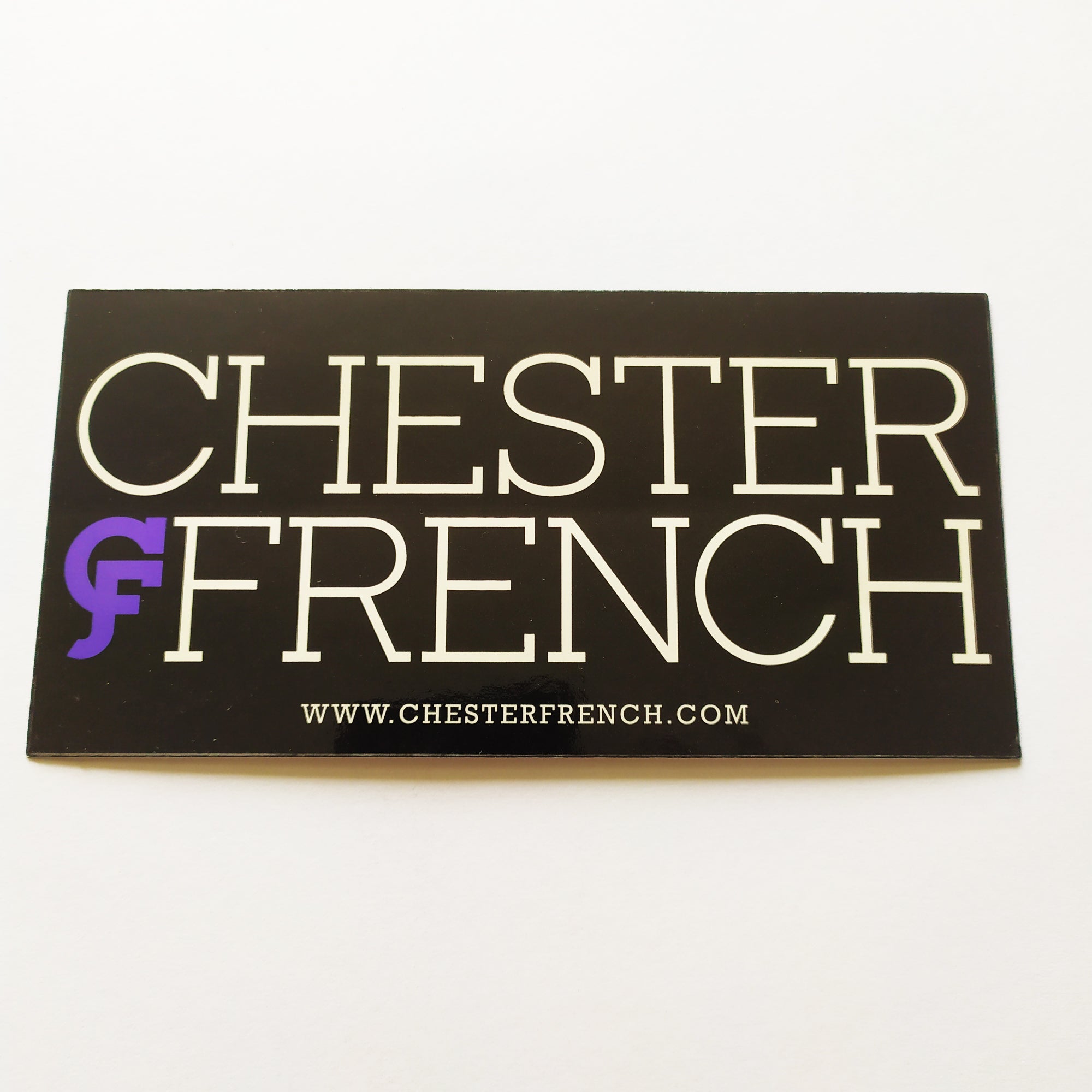 Chester French - Love The Future Music Sticker - SkateboardStickers.com