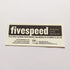 Fivespeed - Morning Over Midnight Music Sticker - SkateboardStickers.com