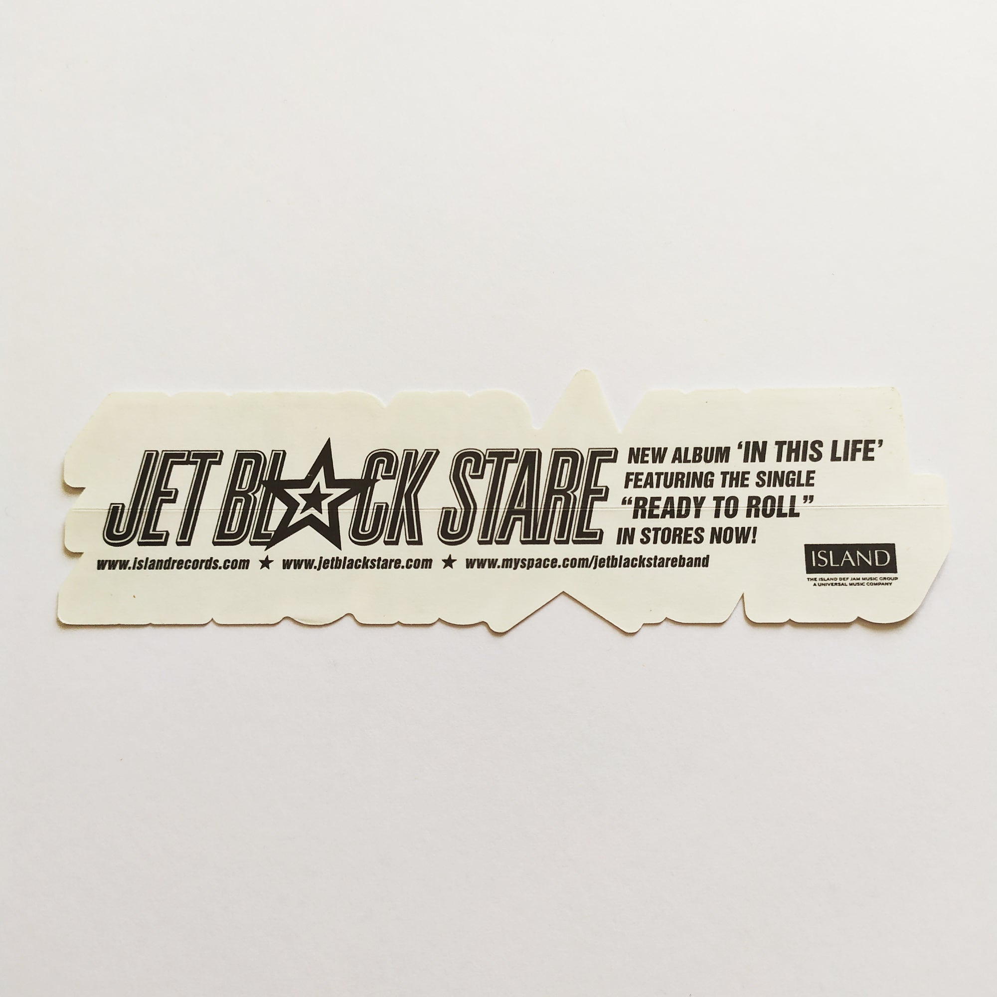 Jet Black Stare - In This Life Music Sticker - SkateboardStickers.com