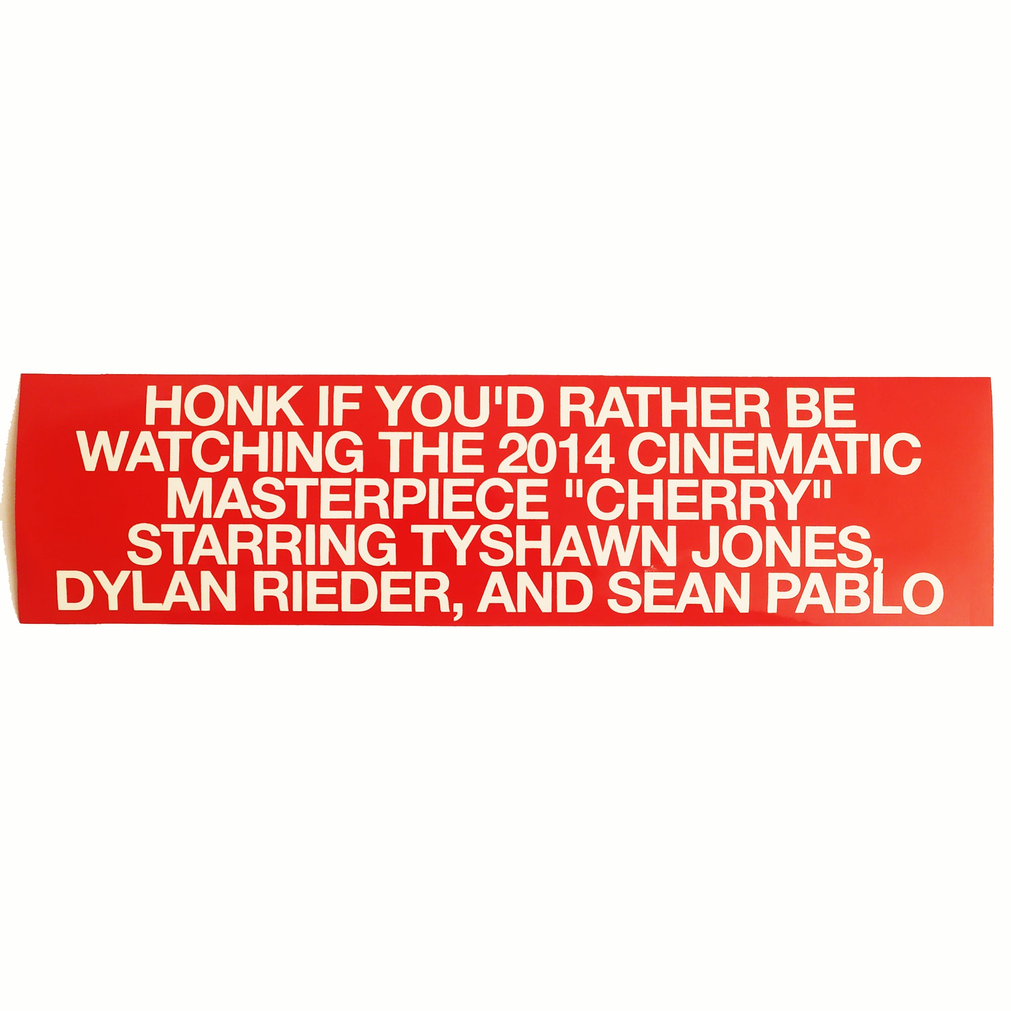 Jenkem Skate Magazine: Supreme Cherry Video Bumper Sticker