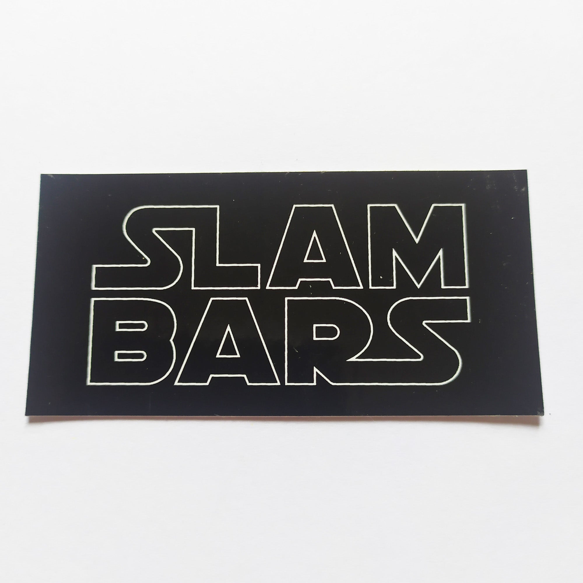 S&M Slam Bars BMX Sticker / Decal - SkateboardStickers.com