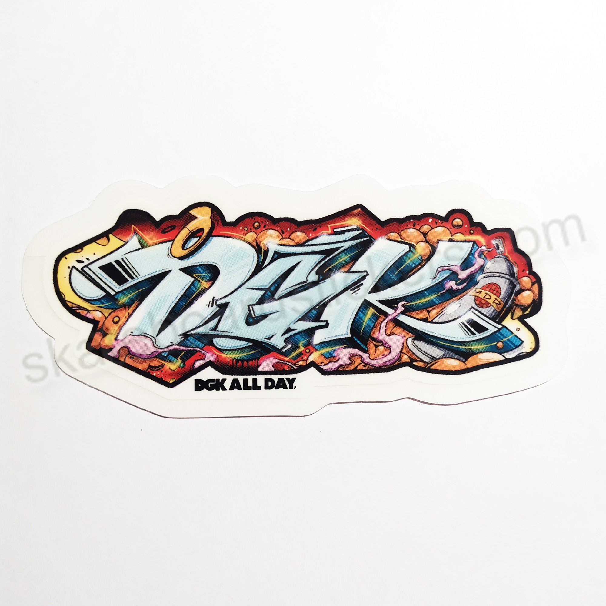 DGK / Dirty Ghetto Kids "Bomb" Skateboard Sticker - 11 cm x 5 cm approx