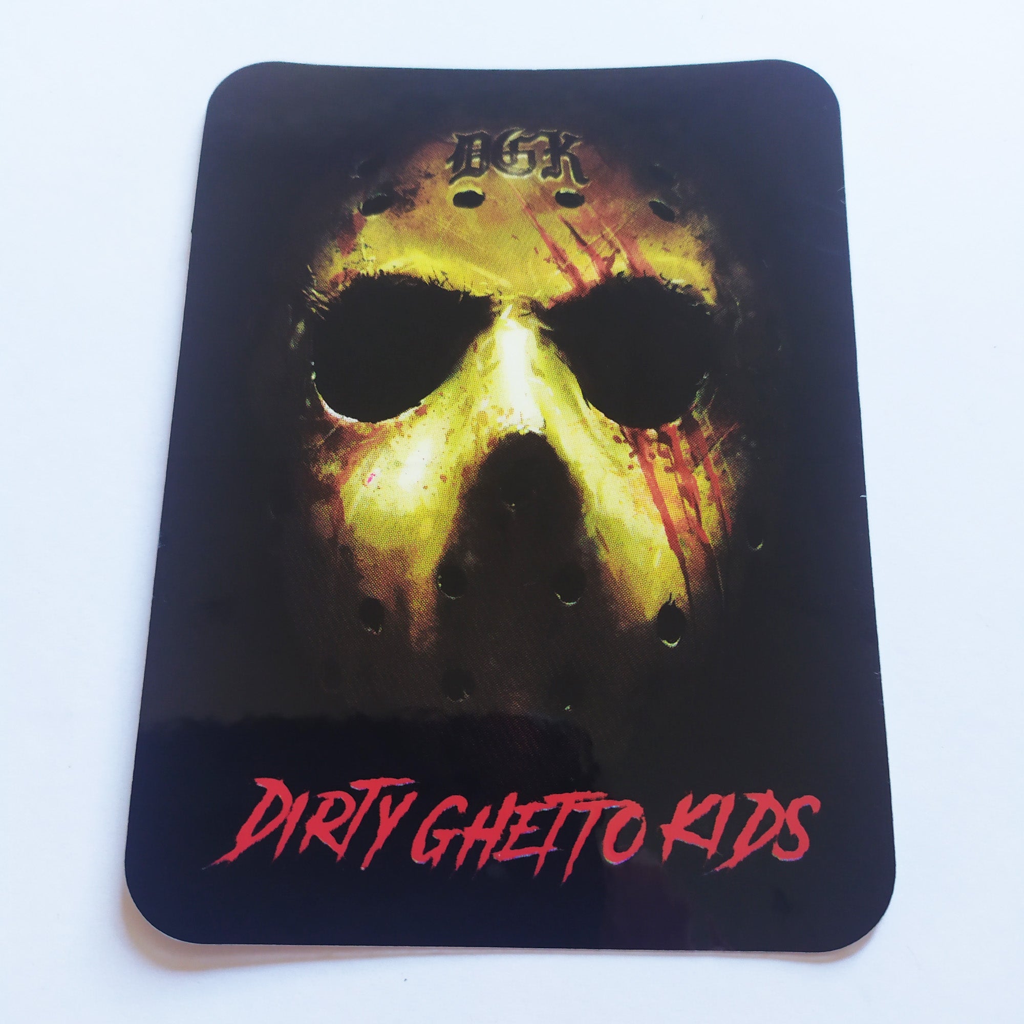 DGK / Dirty Ghetto Kids "Slasher" Skateboard Sticker - 10 cm x 7.5 cm approx - SkateboardStickers.com