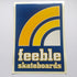 Feeble Skateboards Skate Sticker - large - SkateboardStickers.com