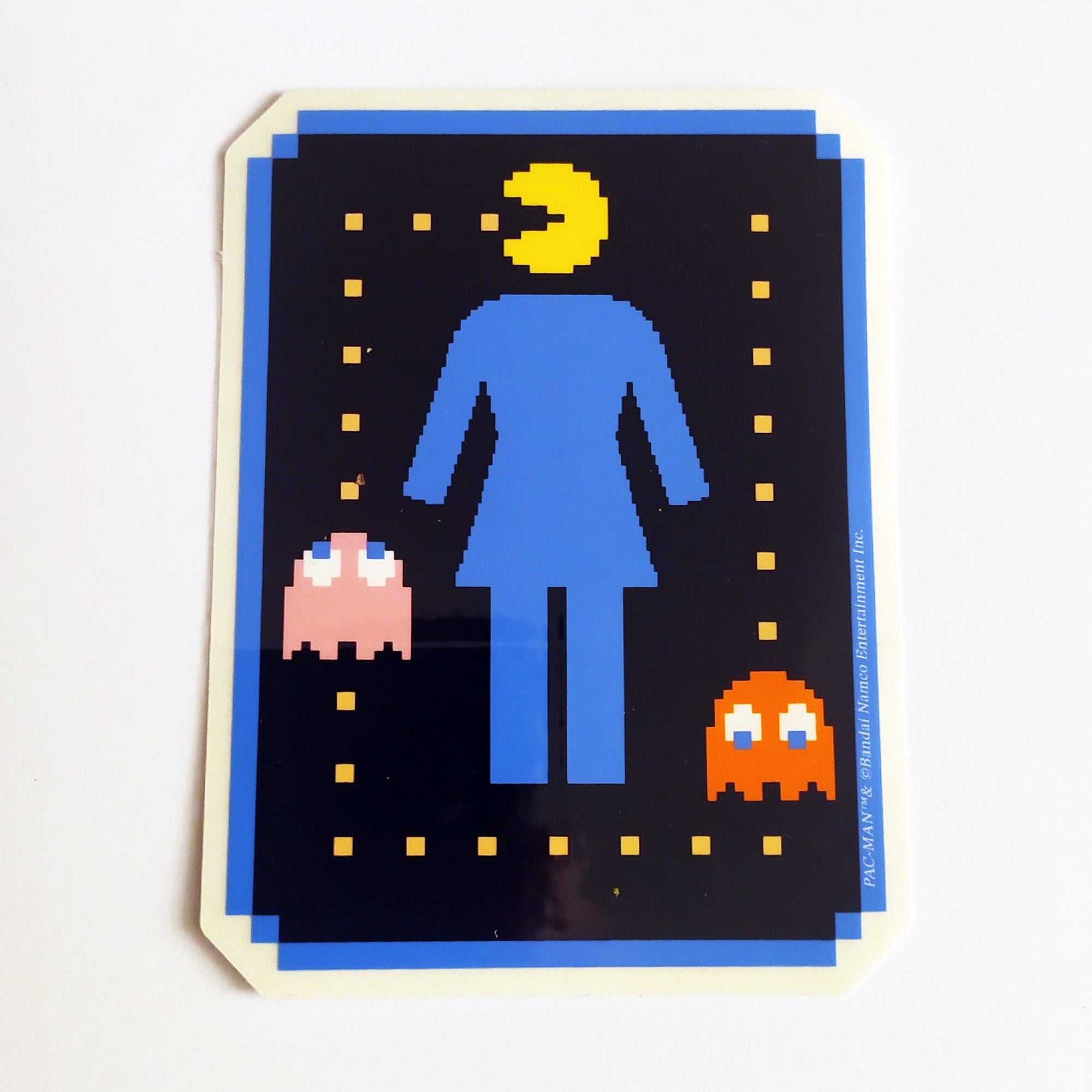 Girl Skateboards x Pac-Man Skateboard Sticker "Pac-Girl Game"