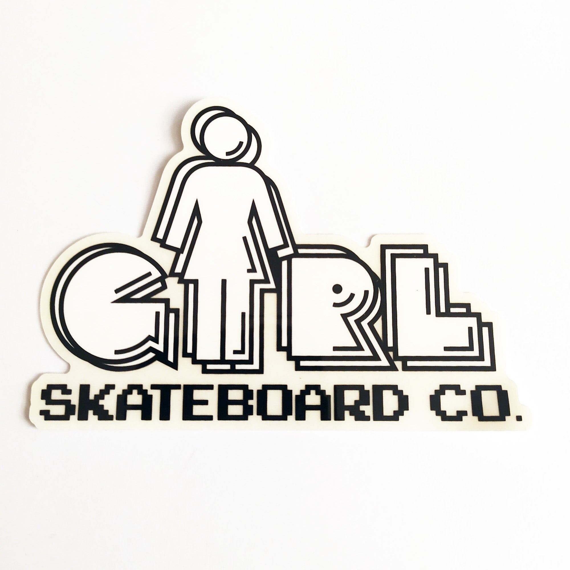 Girl Skateboards x Pac-Man Skateboard Sticker "Logo"