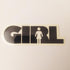 Girl Skateboards Sticker - Black