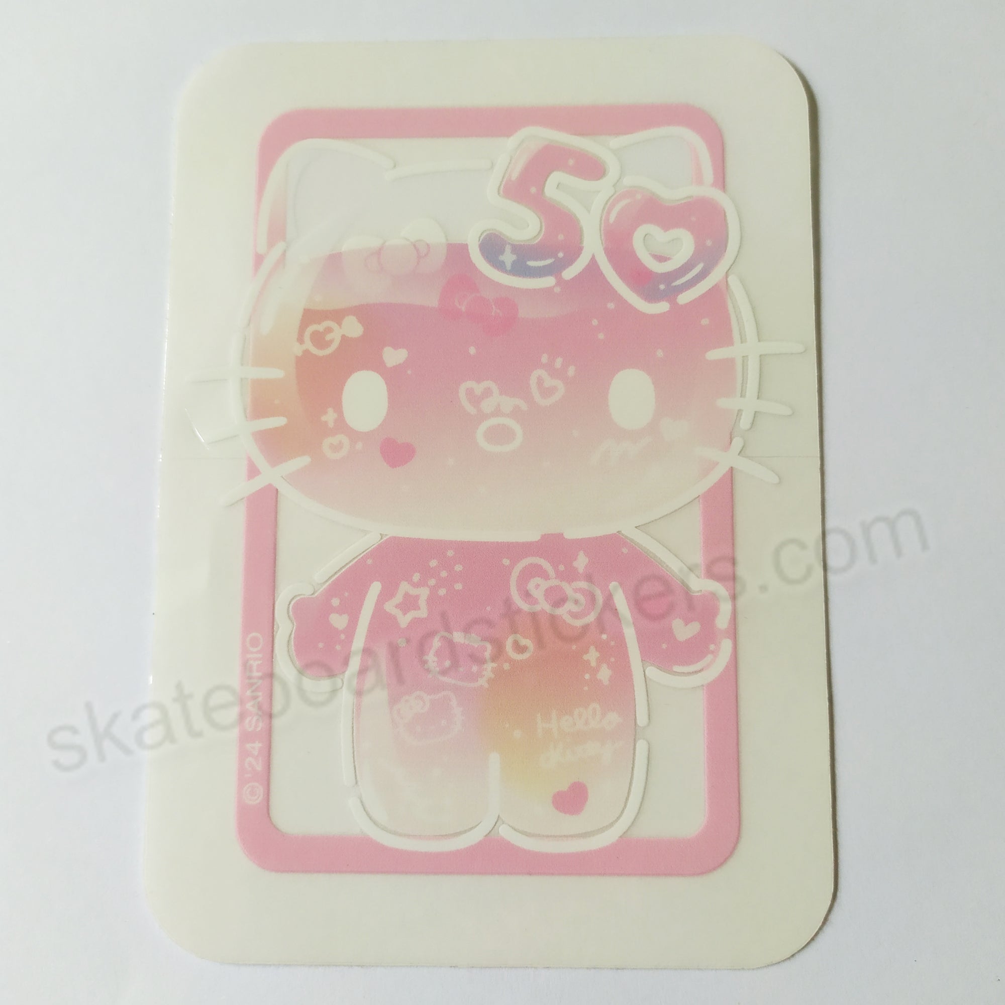 Hello Kitty 50th Anniversary - A Girl Skateboards X Sanrio Collaboration Skate Sticker