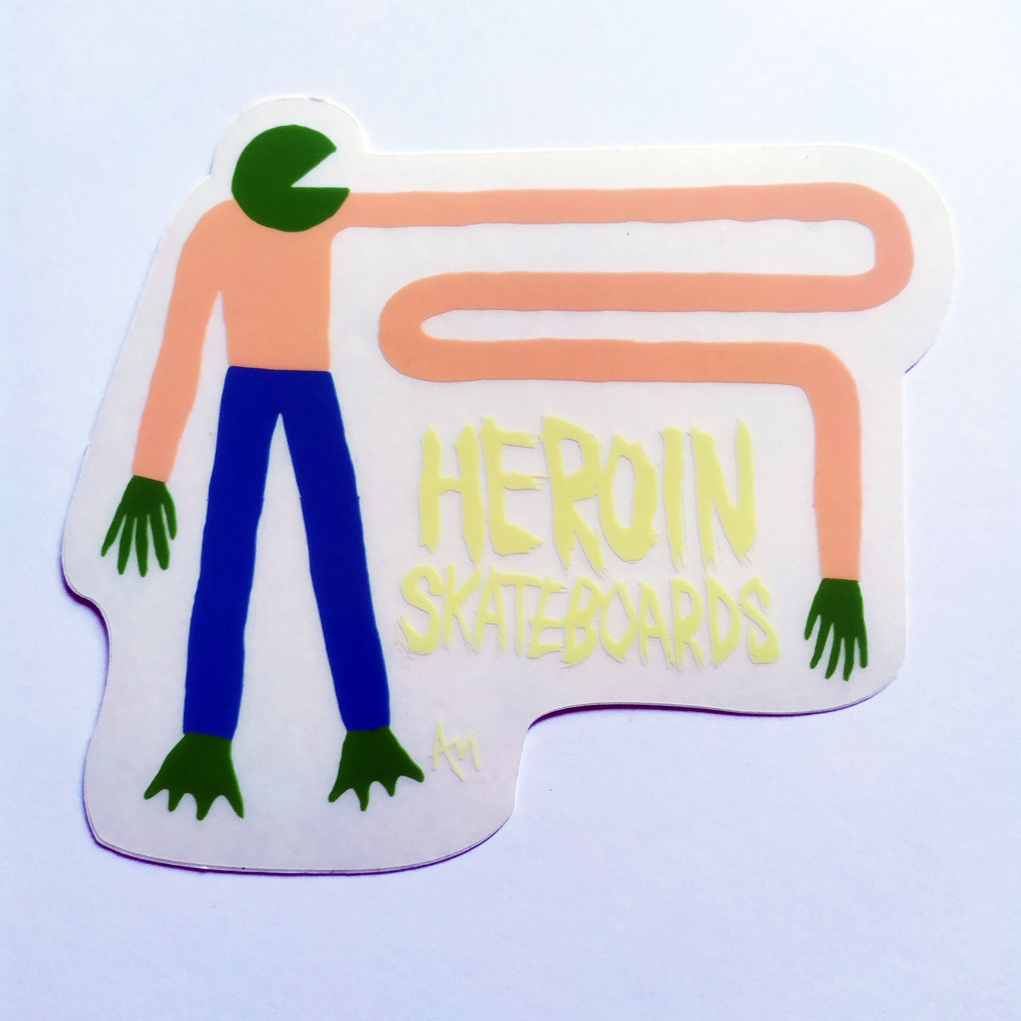 Heroin Skateboards Sticker - SkateboardStickers.com