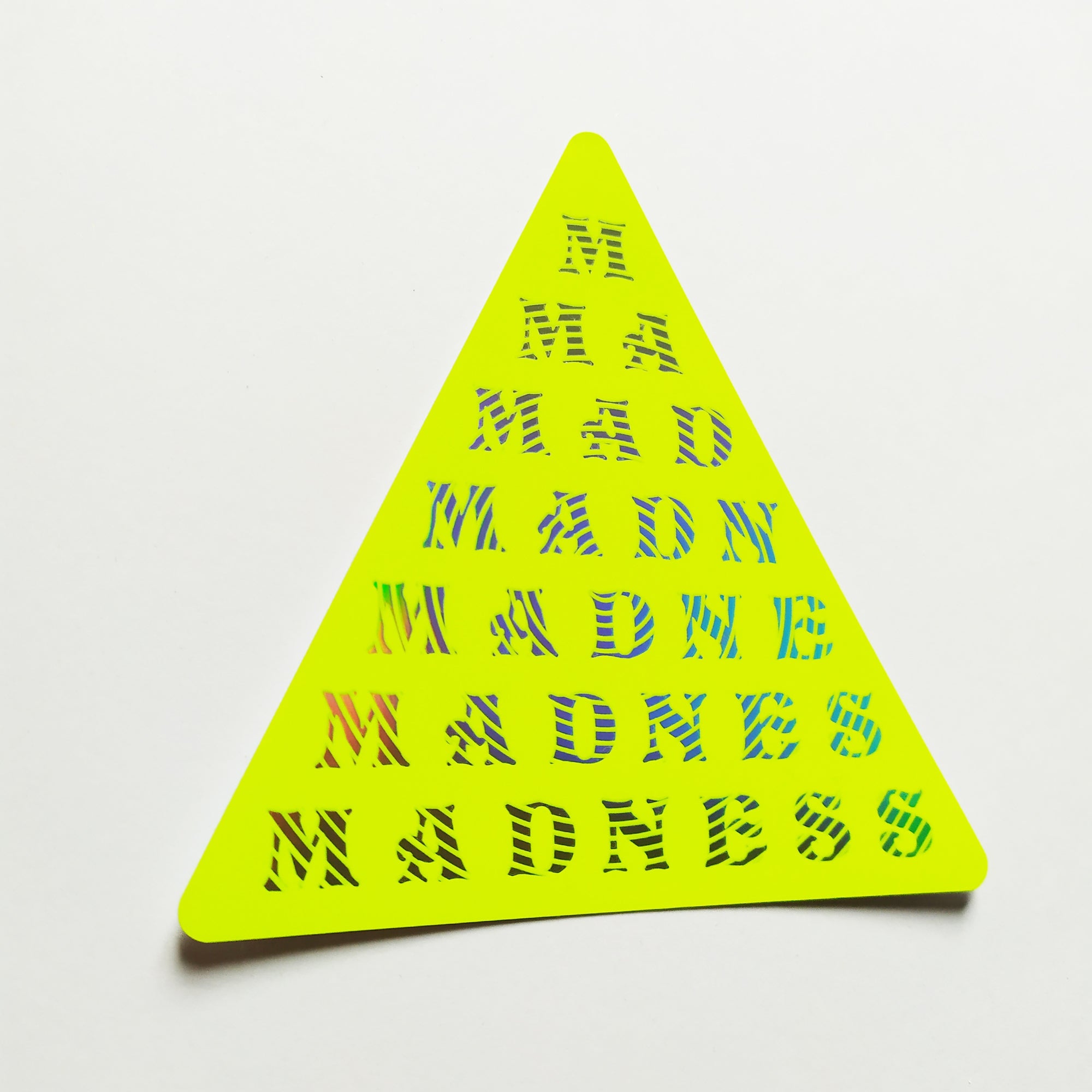 Madness Skateboards Sticker - Holographic