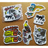 New Deal Official Reissue Skateboard Sticker Pack - 10 Stickers - SkateboardStickers.com