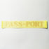 Pass~Port Sticker - Gold - RUB ON STYLE DECAL