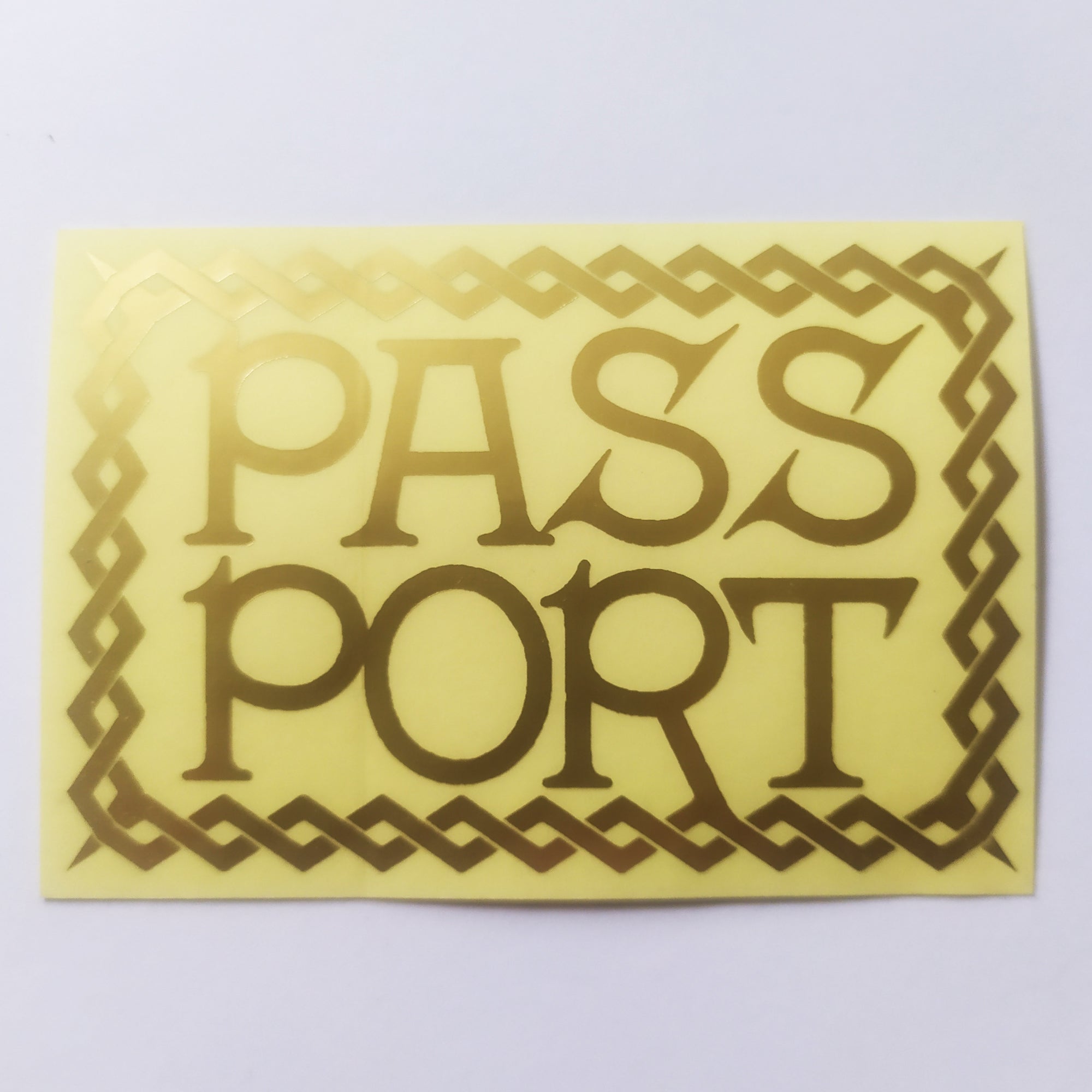 Pass~Port Sticker - Invasive Logo