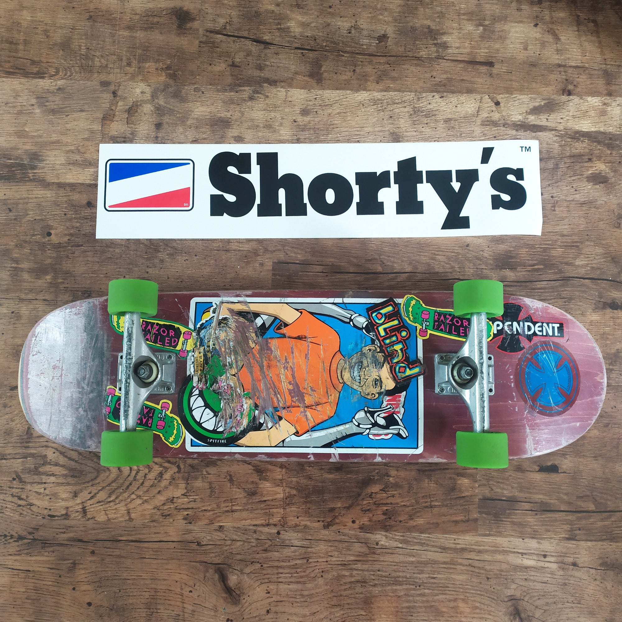 Shorty's Large Ramp Skateboard Sticker - SkateboardStickers.com