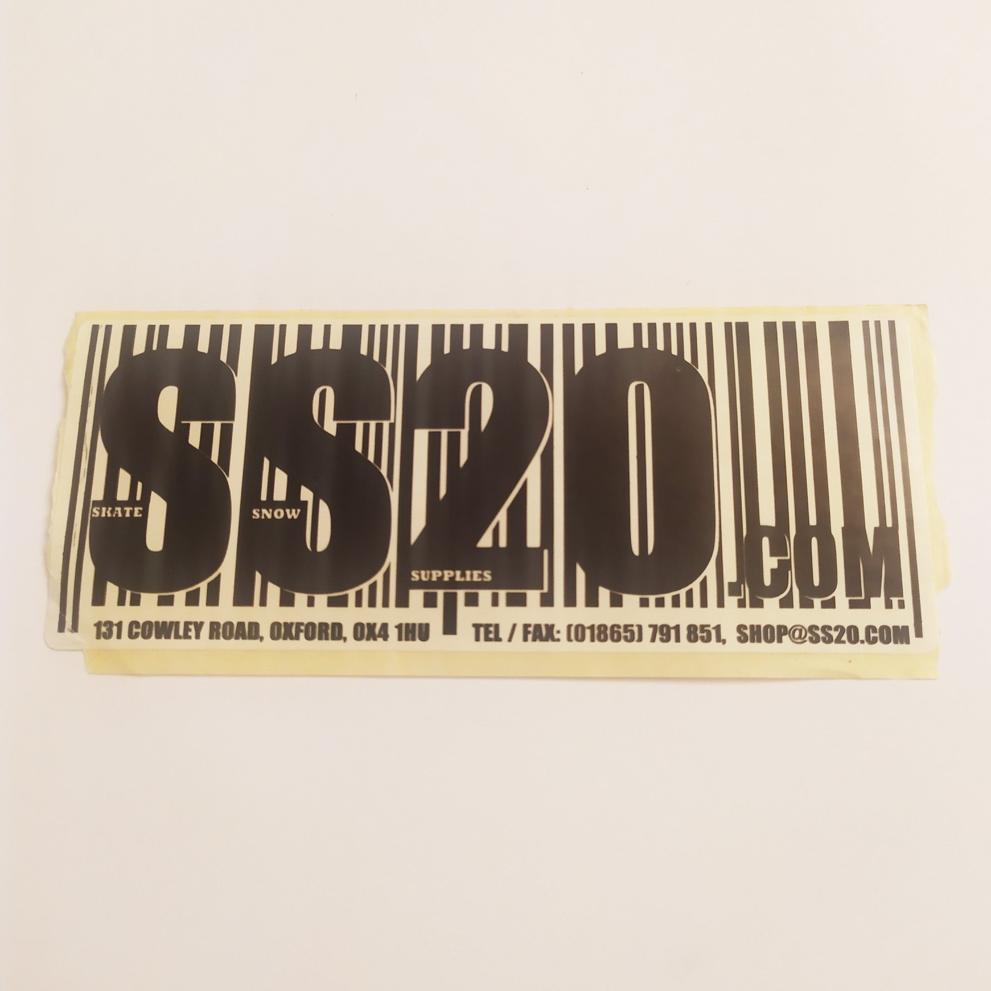 SS20 Skate Shop Sticker - SkateboardStickers.com