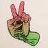 Santa Cruz "Screaming Peace Hand" Skateboard Sticker - SkateboardStickers.com