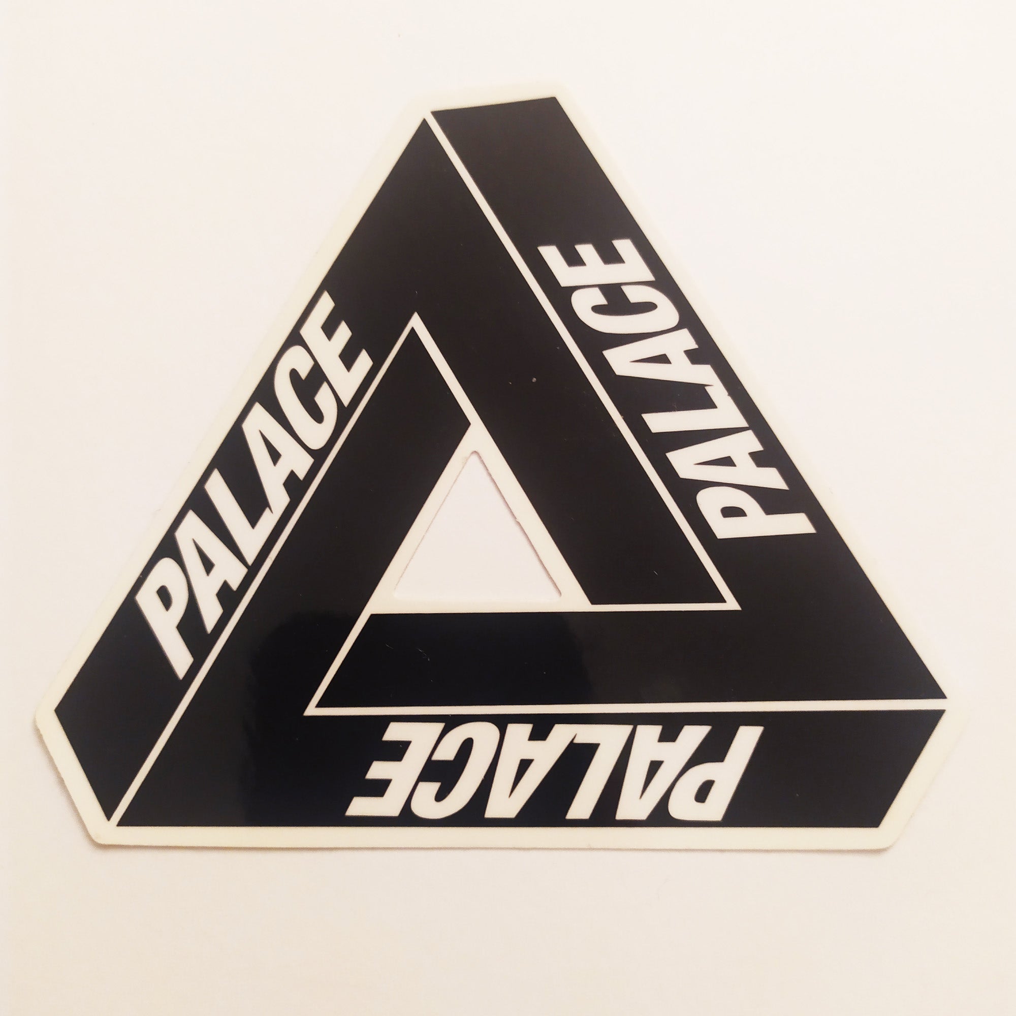 Palace Skateboards - Tri-Ferg Skateboard Sticker - Black - SkateboardStickers.com