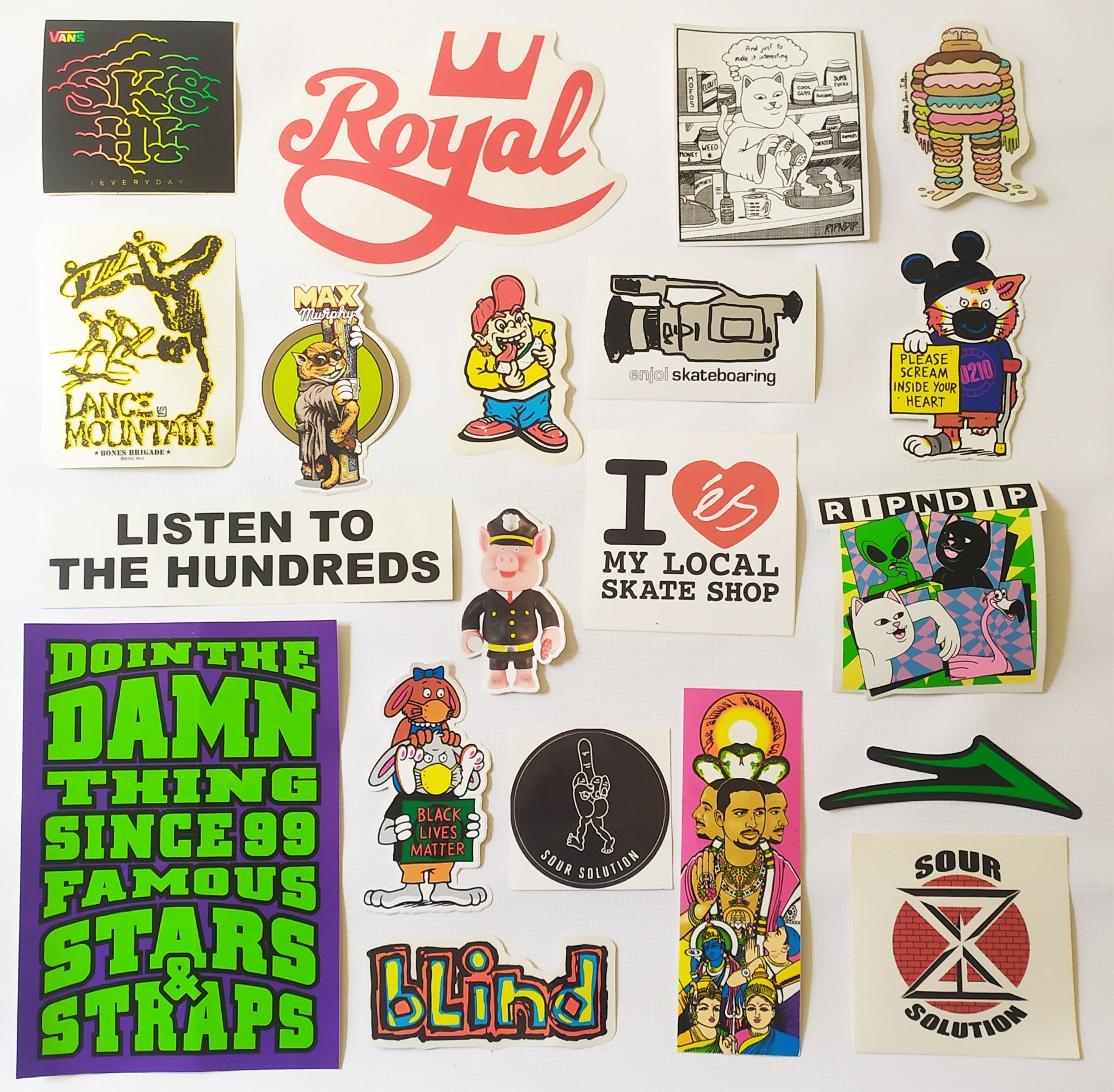 Bundle Skate Sticker Pack #65