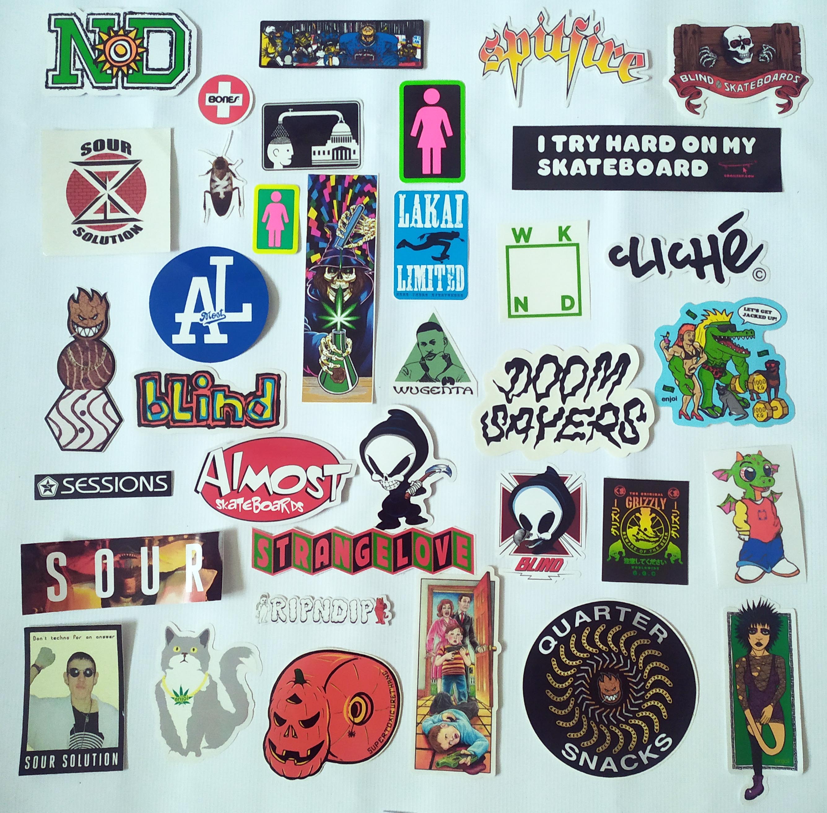 Bundle Skate Sticker Pack #14