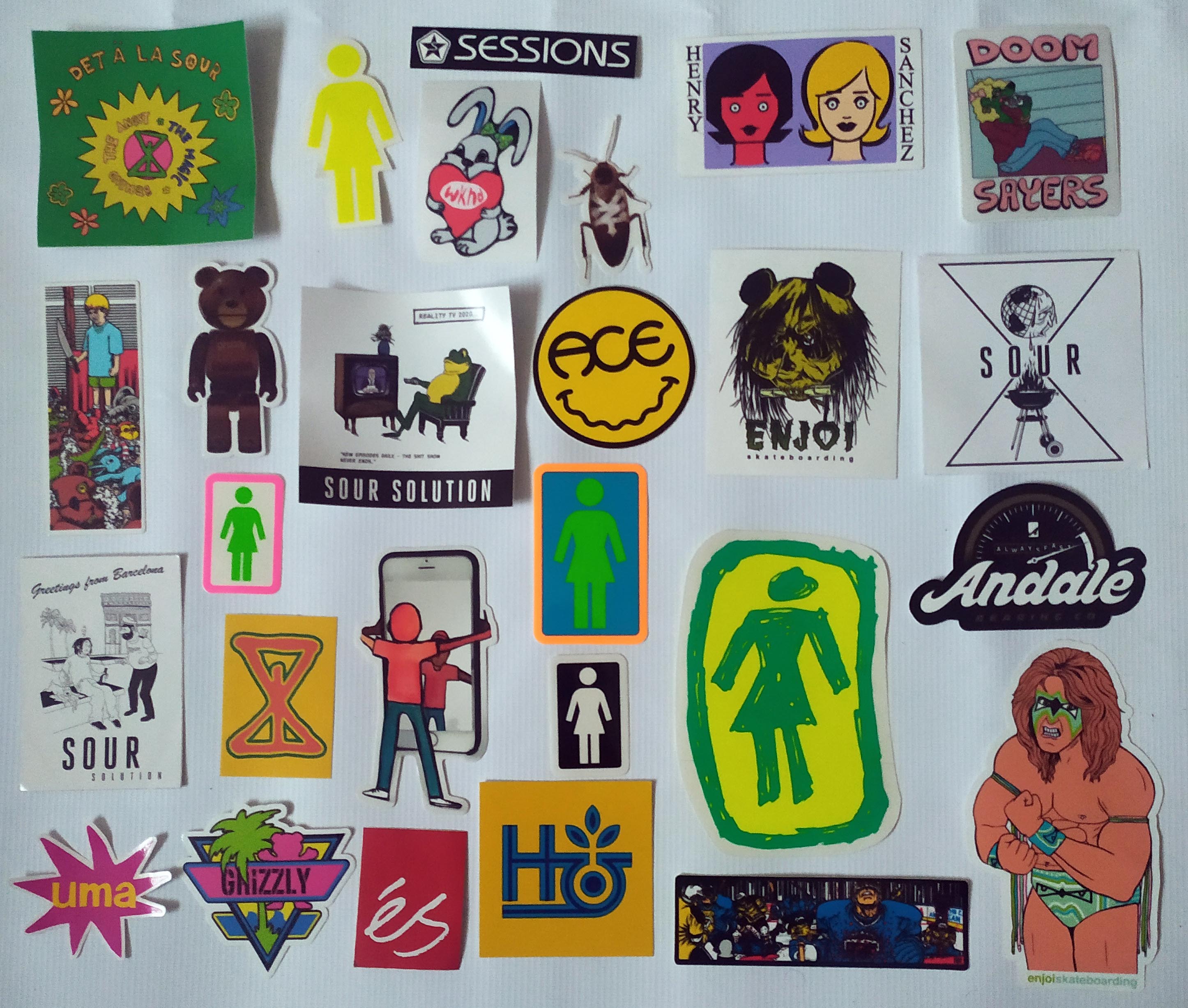 Bundle Skate Sticker Pack #17