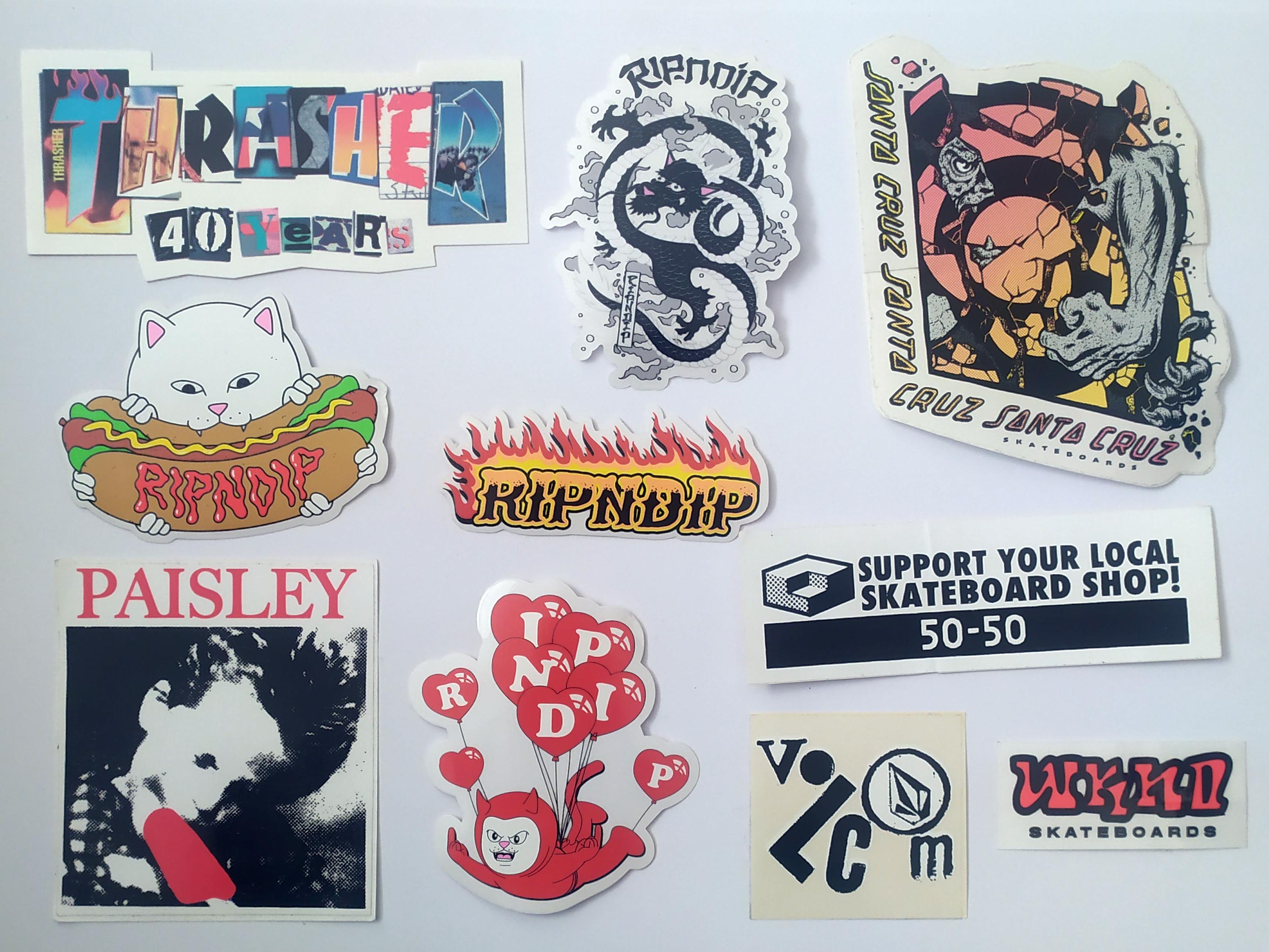 Bundle Skate Sticker Pack #2