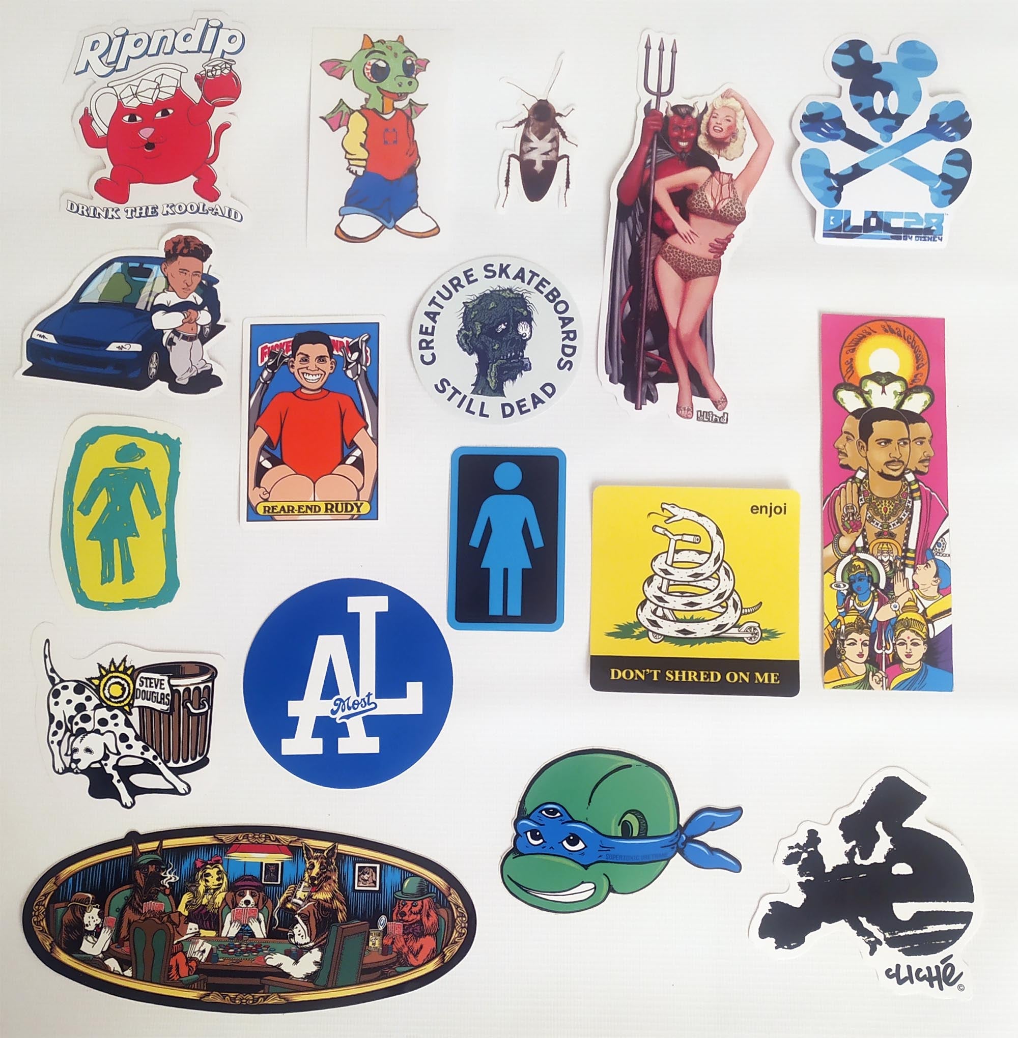 Bundle Skate Sticker Pack #23