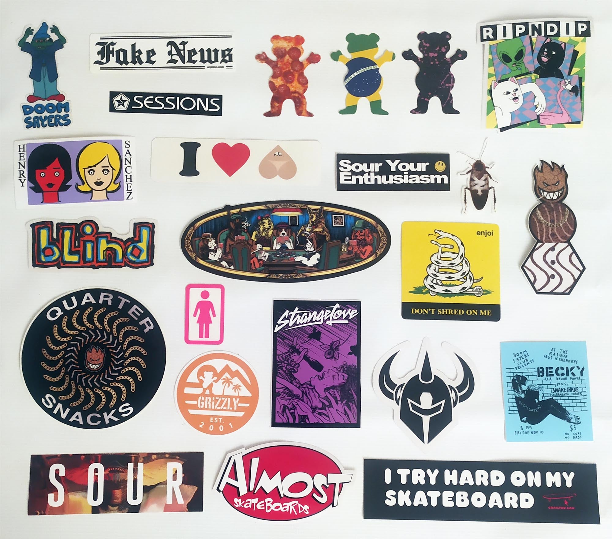 Bundle Skate Sticker Pack #27