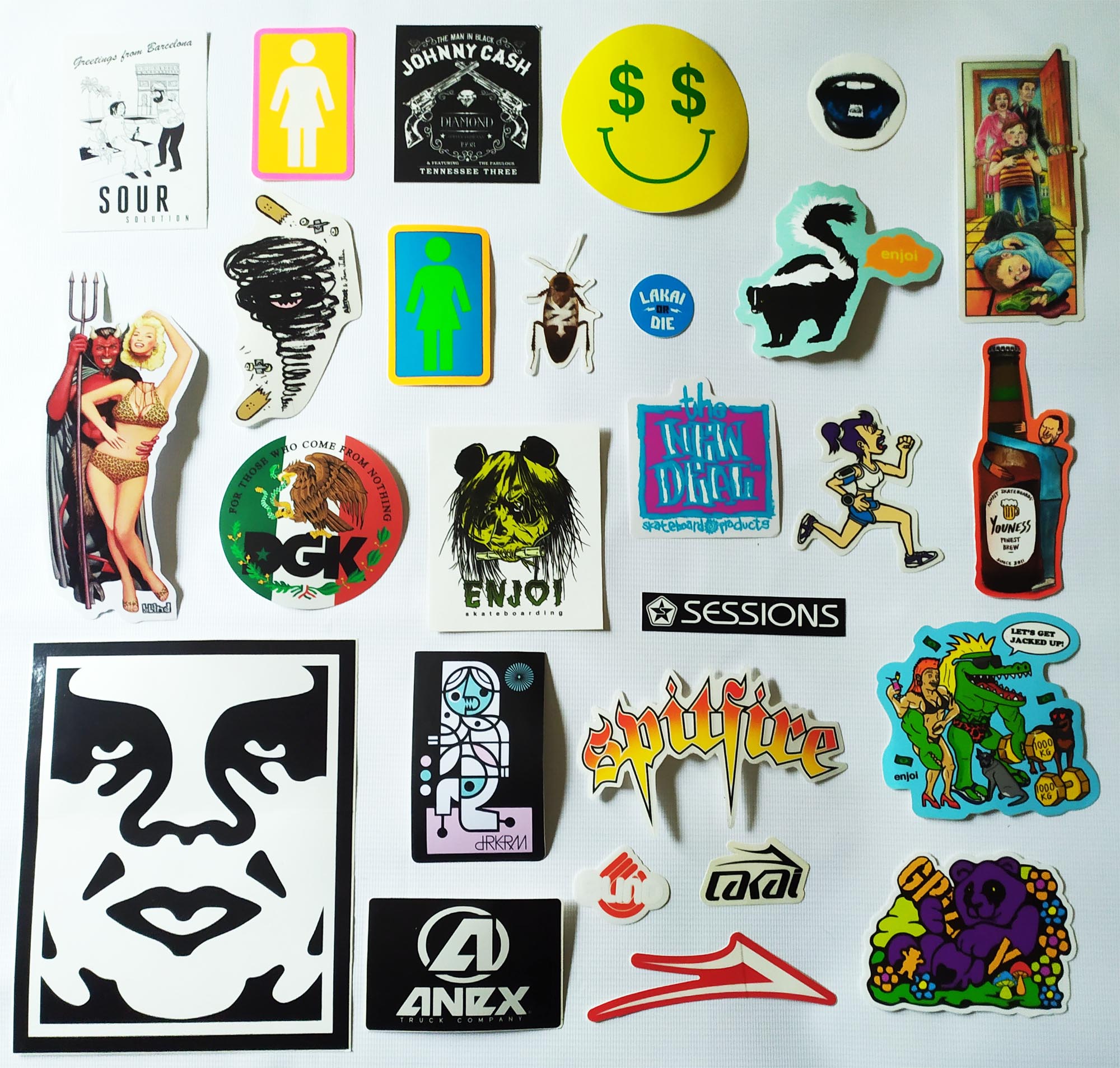 Bundle Skate Sticker Pack #29