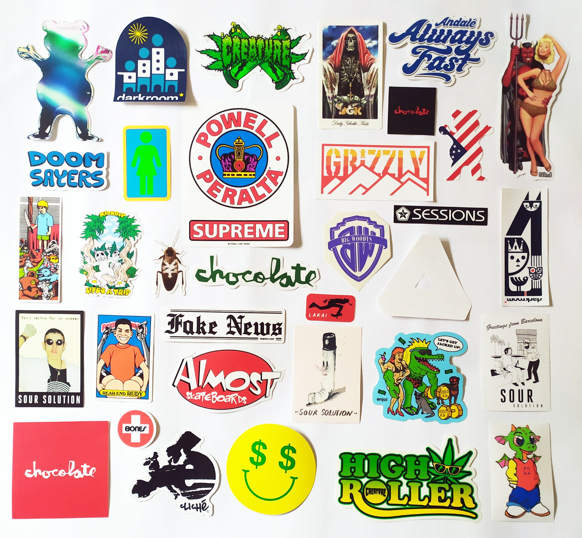 Bundle Skate Sticker Pack #41