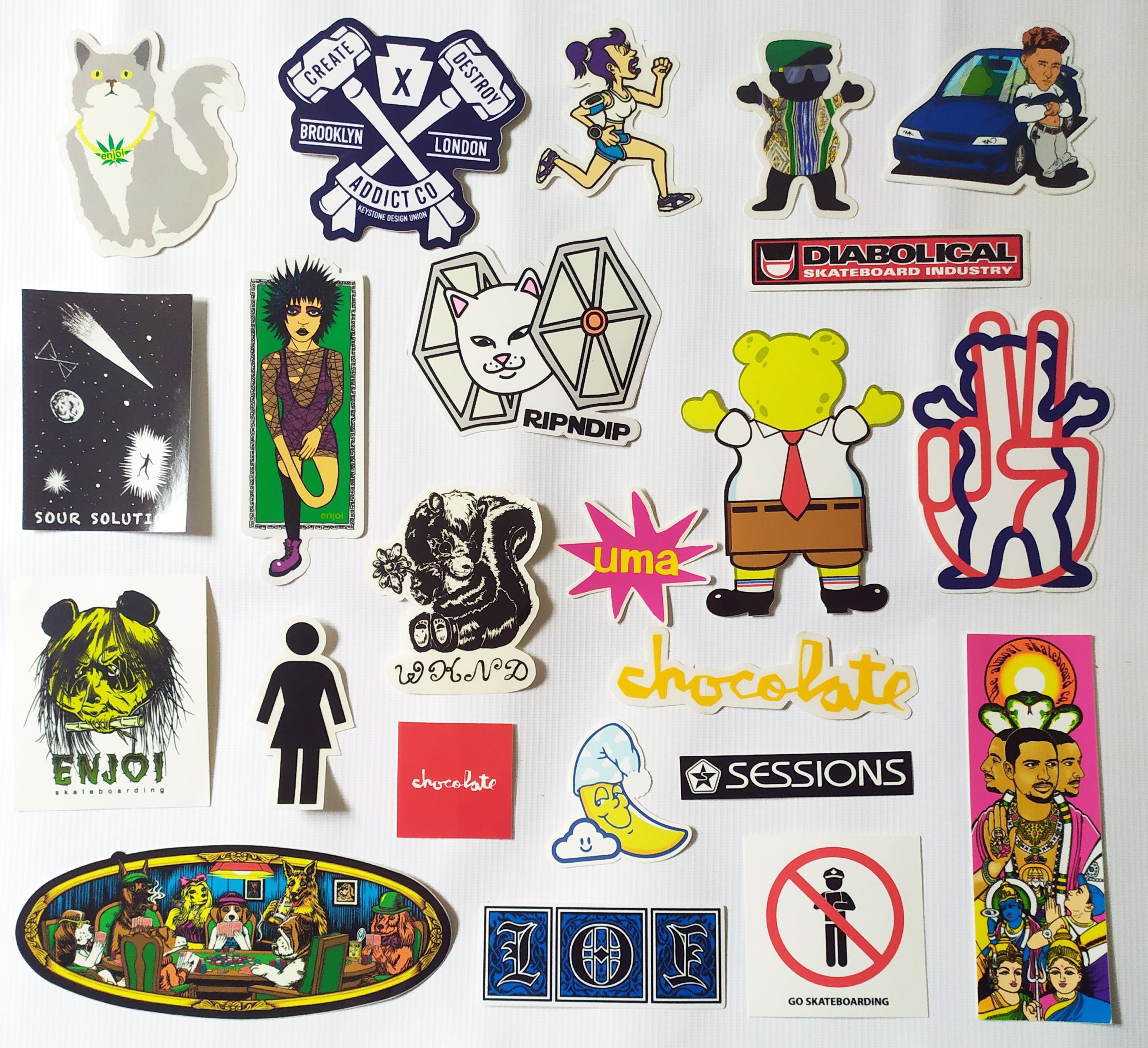 Bundle Skate Sticker Pack #42