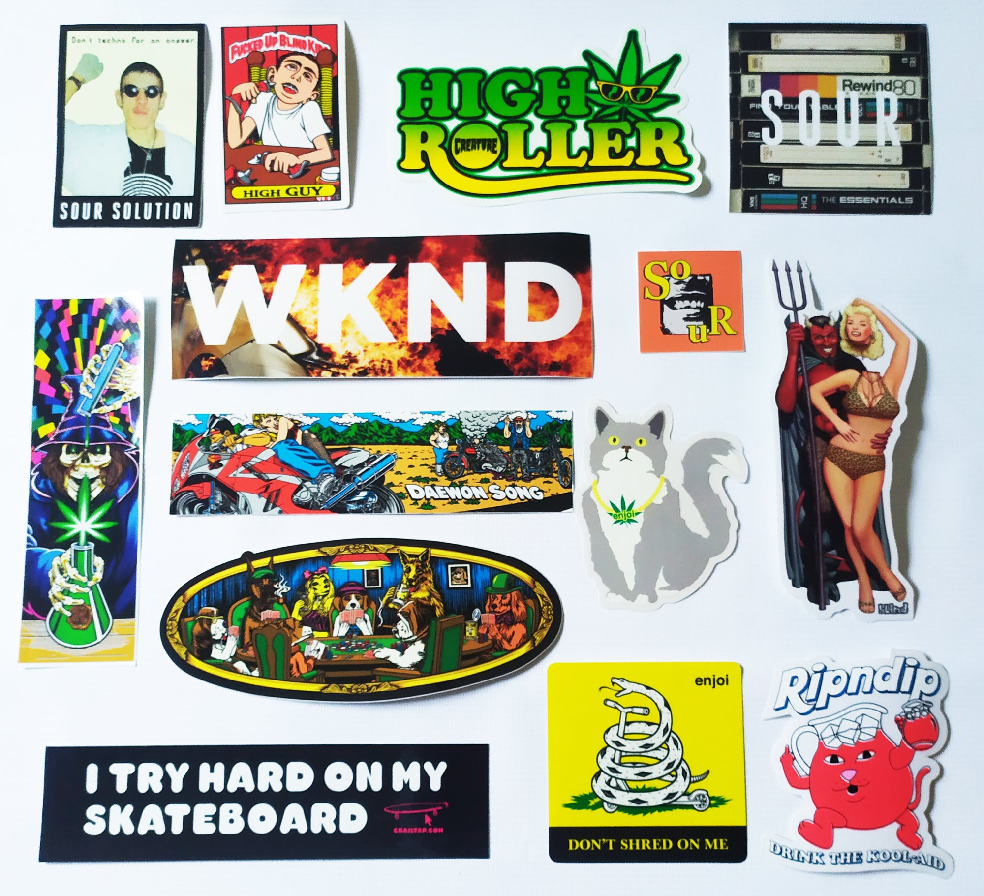 Bundle Skate Sticker Pack #47