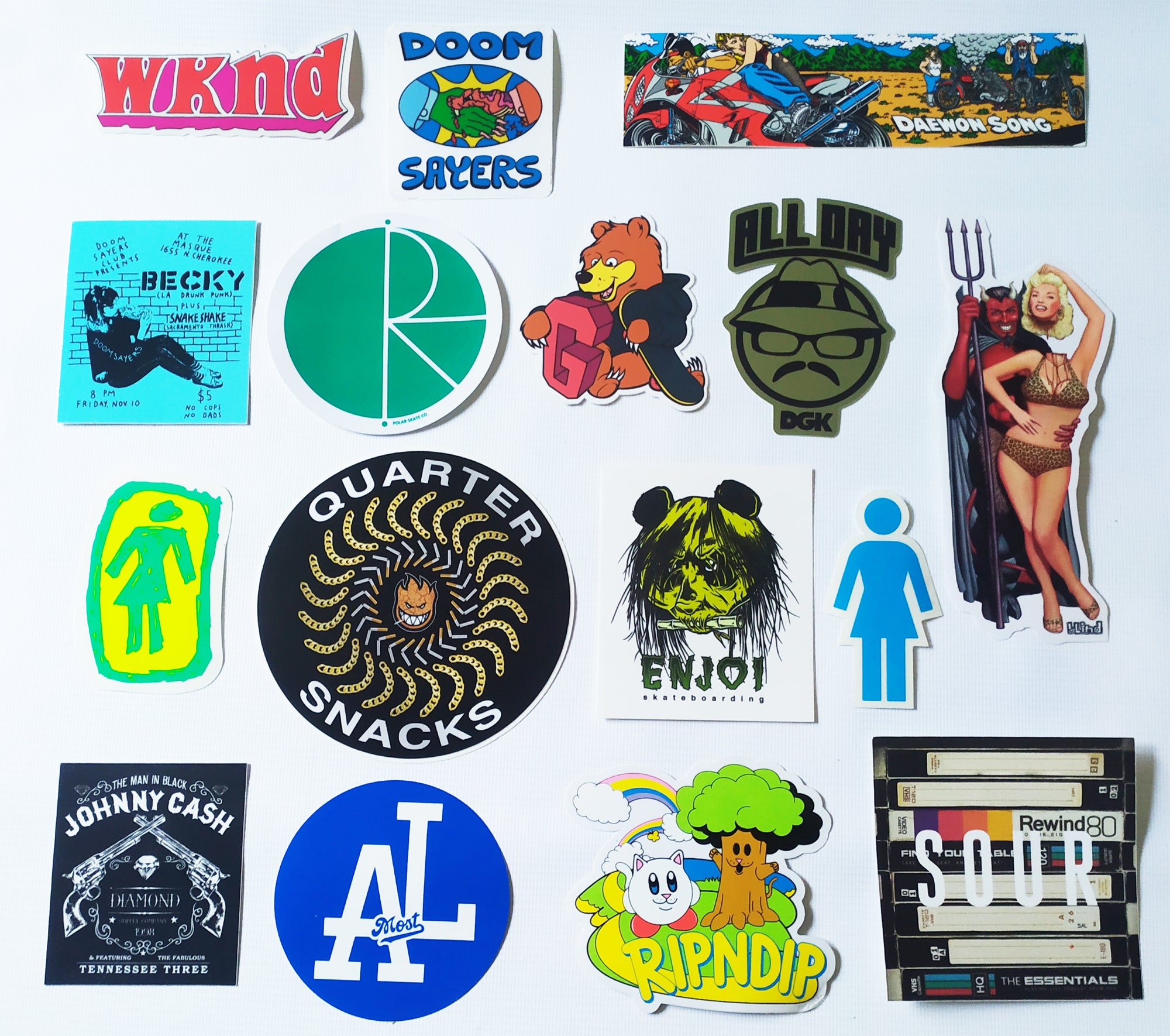 Bundle Skate Sticker Pack #48