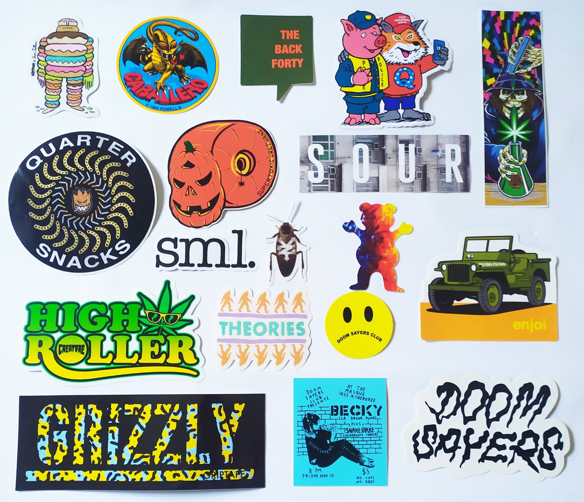 Bundle Skate Sticker Pack #50