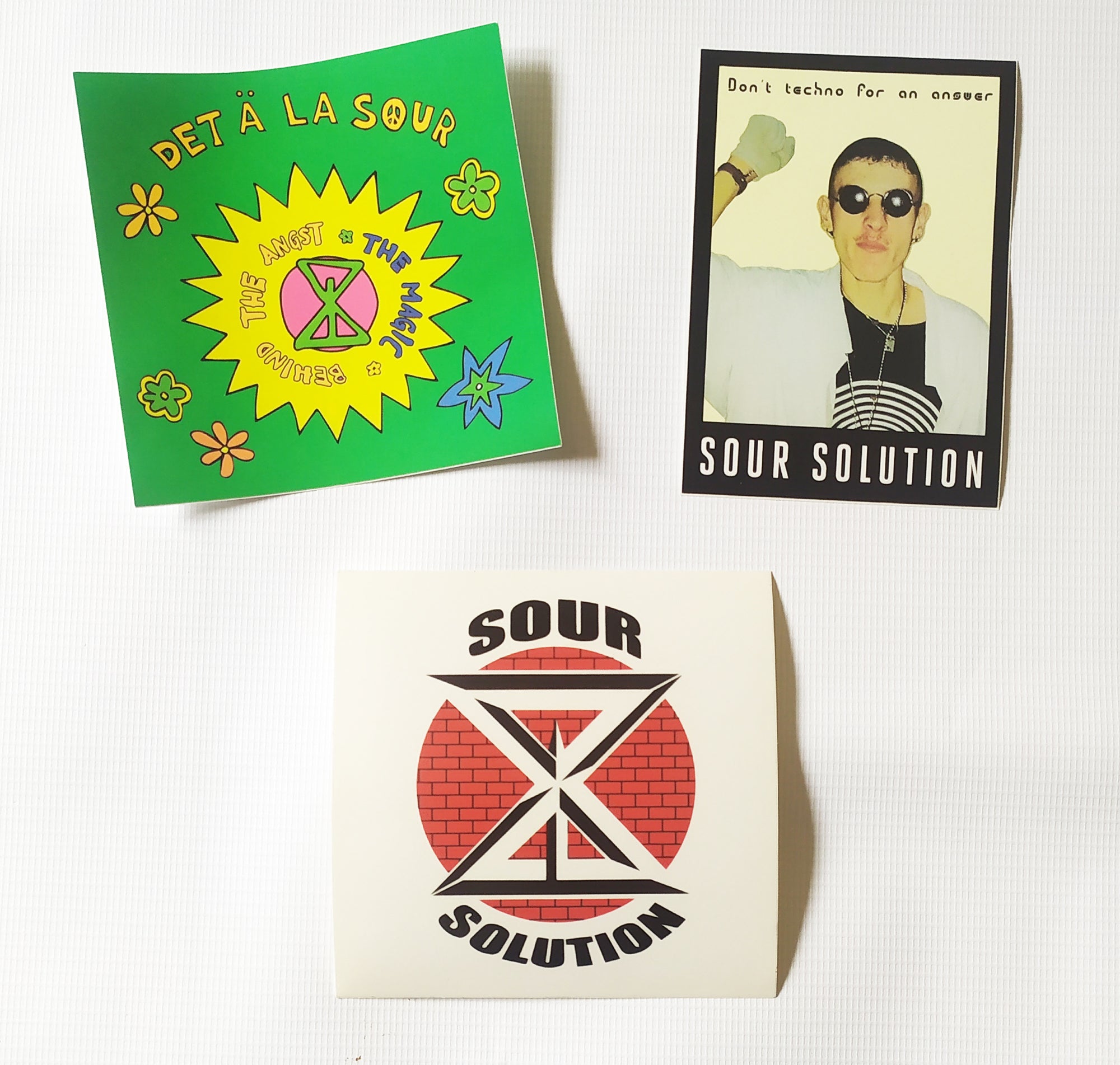 Sour Solution Skateboards Sticker Pack Bundle