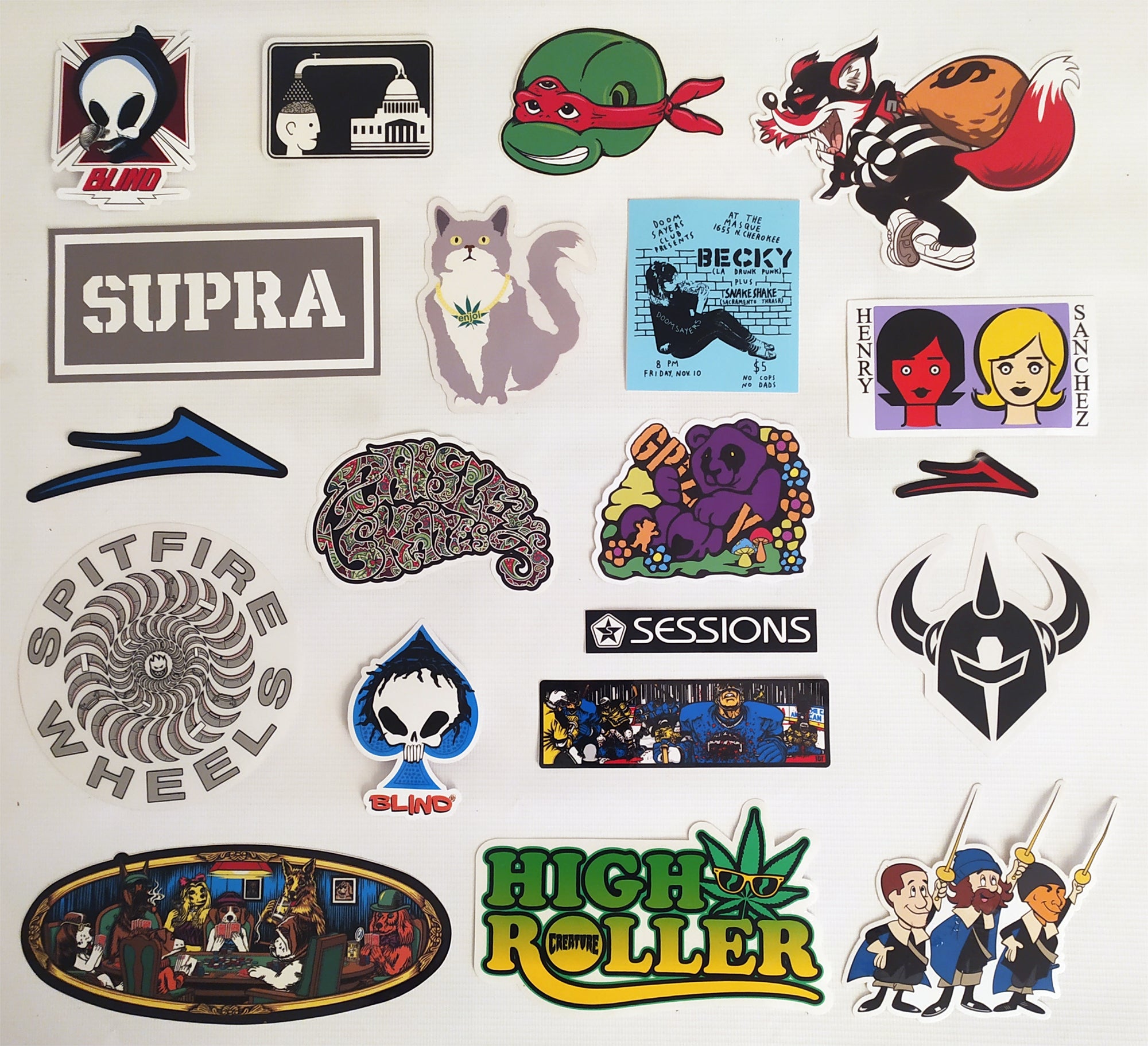 Bundle Skate Sticker Pack #86